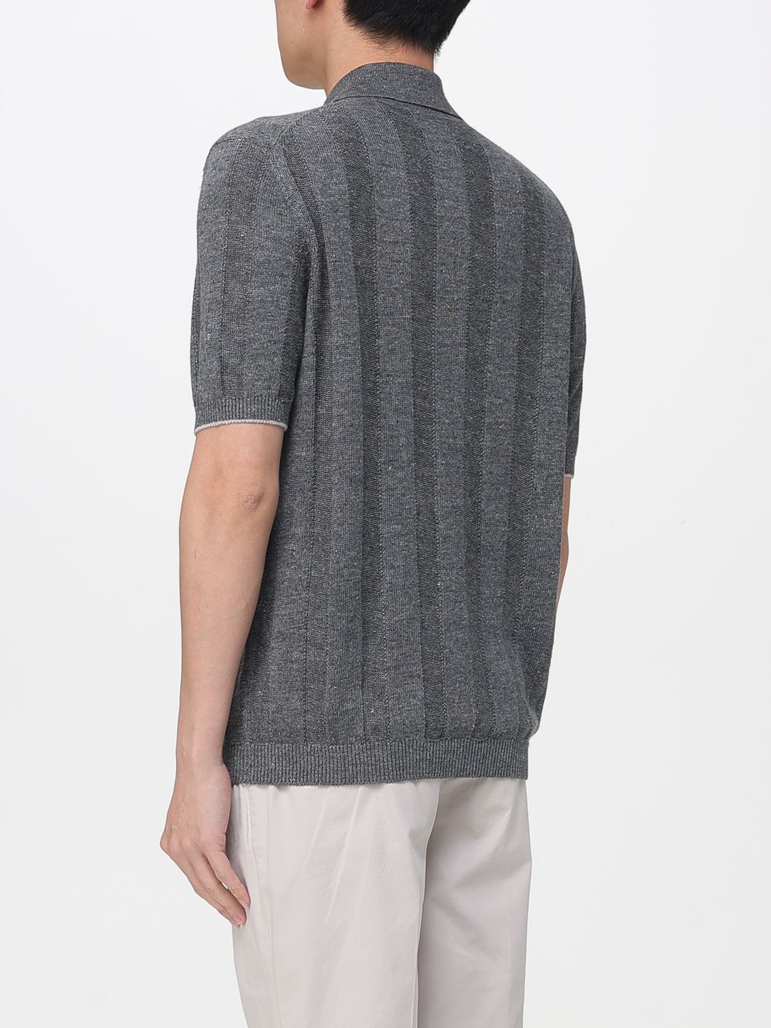 Brunello Cucinelli Brunello Cucinelli Shirt Men Grey Size US XXL / EU 58 / 5 - 3 Thumbnail