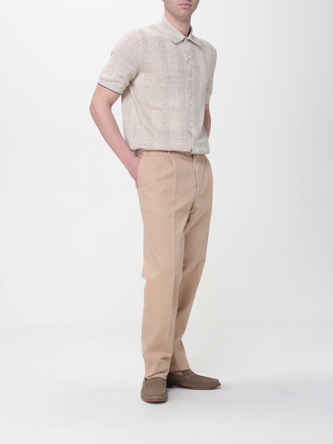 Brunello Cucinelli Brunello Cucinelli Shirt Men Brown Size US XL / EU 56 / 4 - 2 Thumbnail