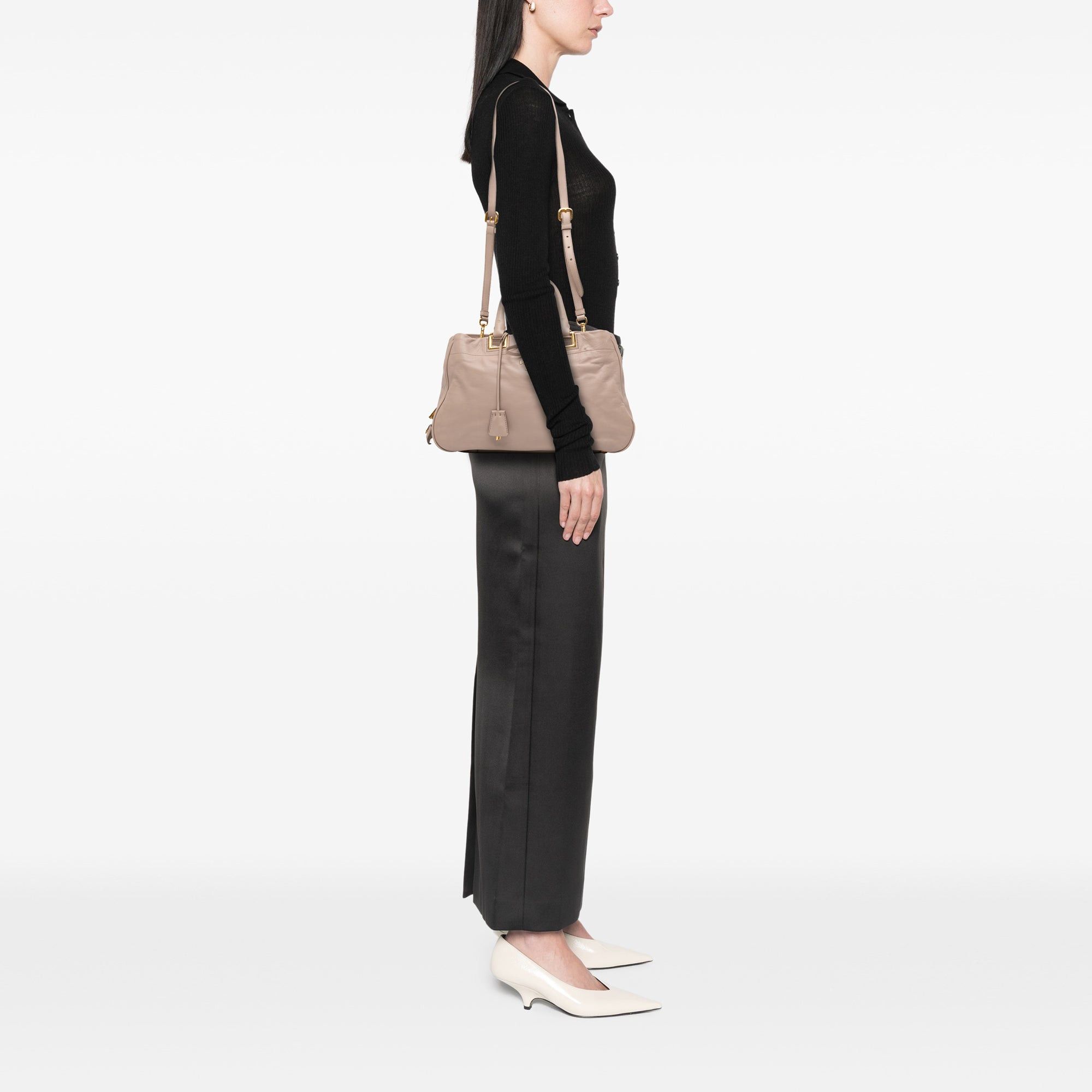 Prada Vitello Bow Satchel Size ONE SIZE - 12 Thumbnail