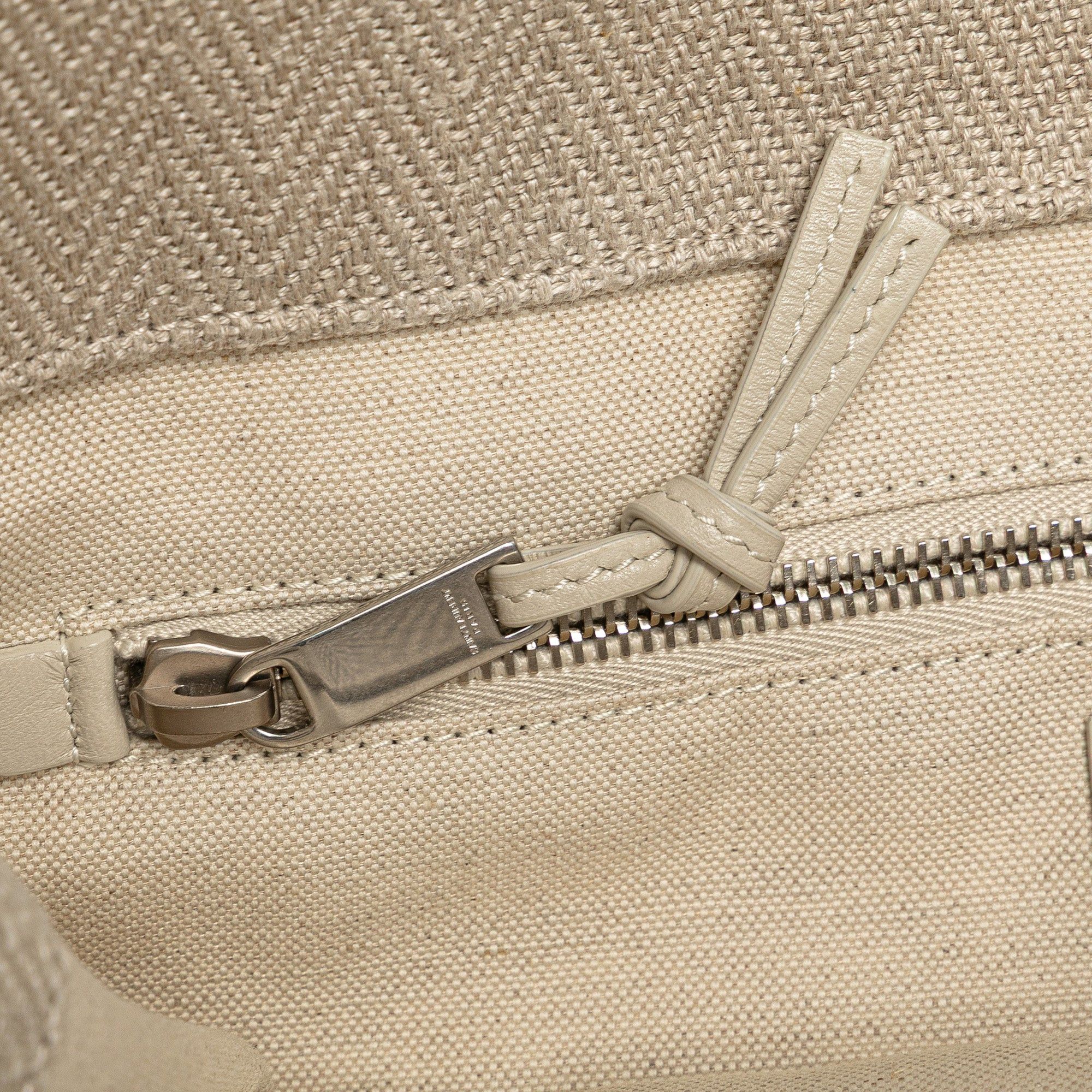 Saint Laurent Paris Canvas Rive Gauche North South Tote Size ONE SIZE - 7 Thumbnail