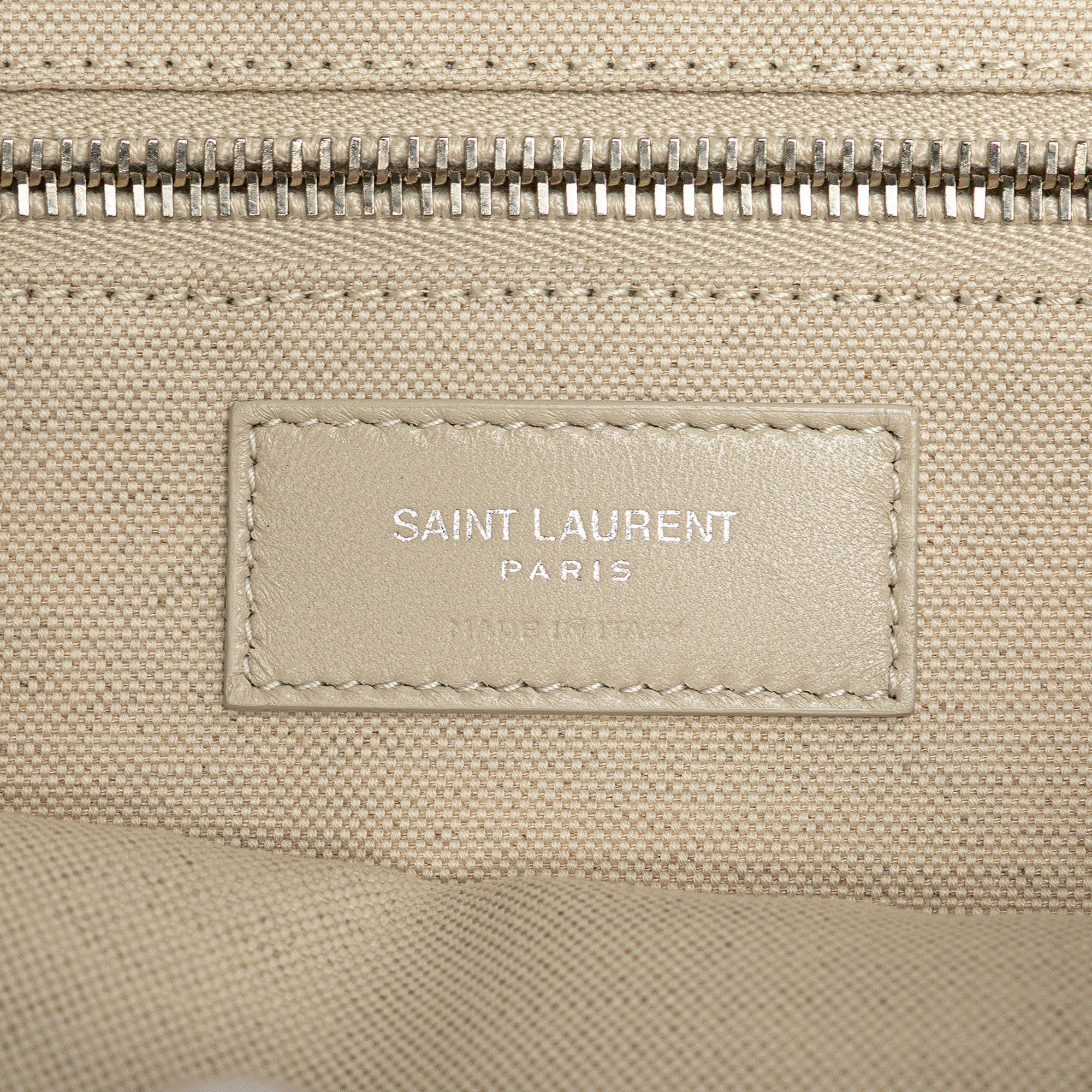 Saint Laurent Paris Canvas Rive Gauche North South Tote Size ONE SIZE - 5 Thumbnail