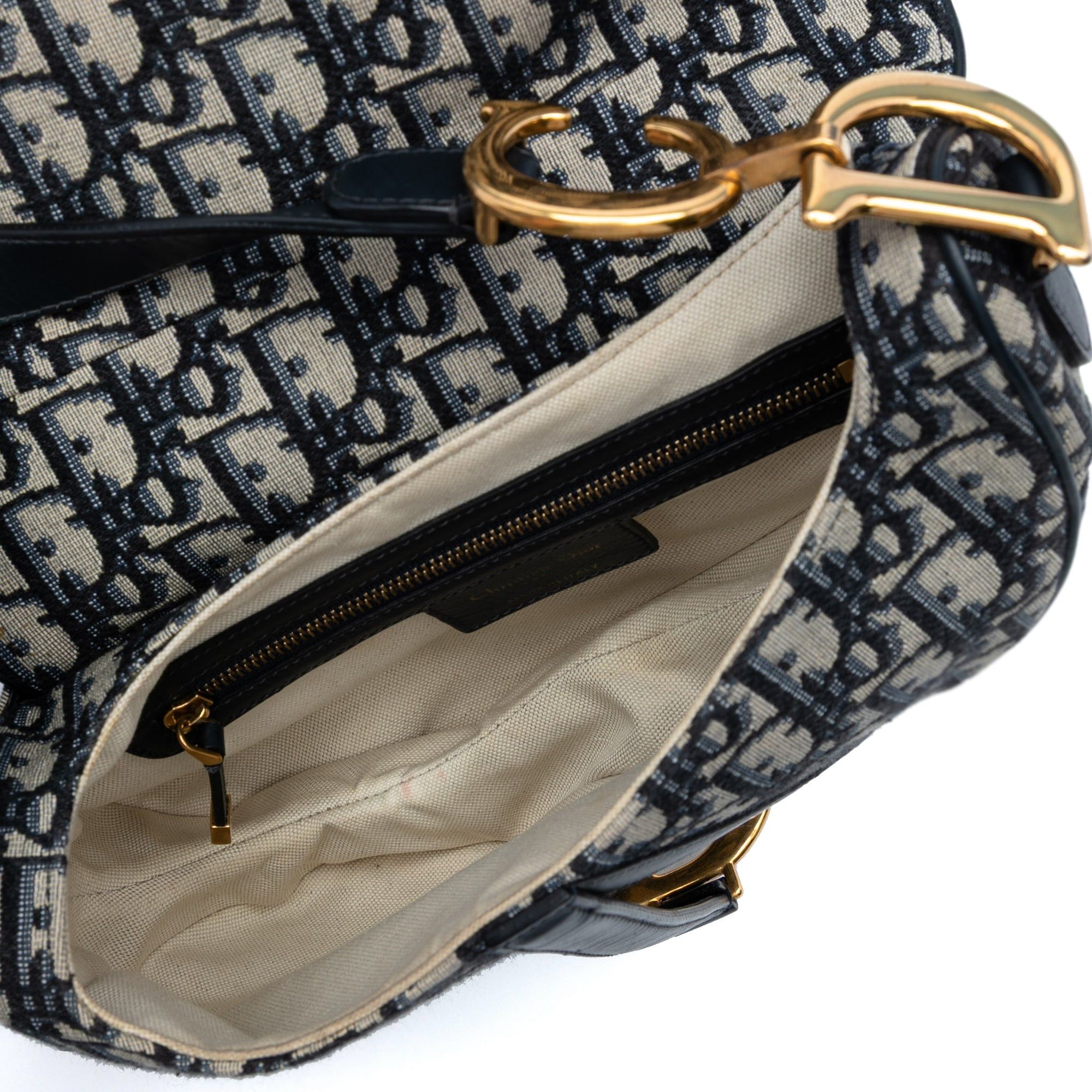 Dior Oblique Canvas Saddle Bag Size ONE SIZE - 4 Thumbnail
