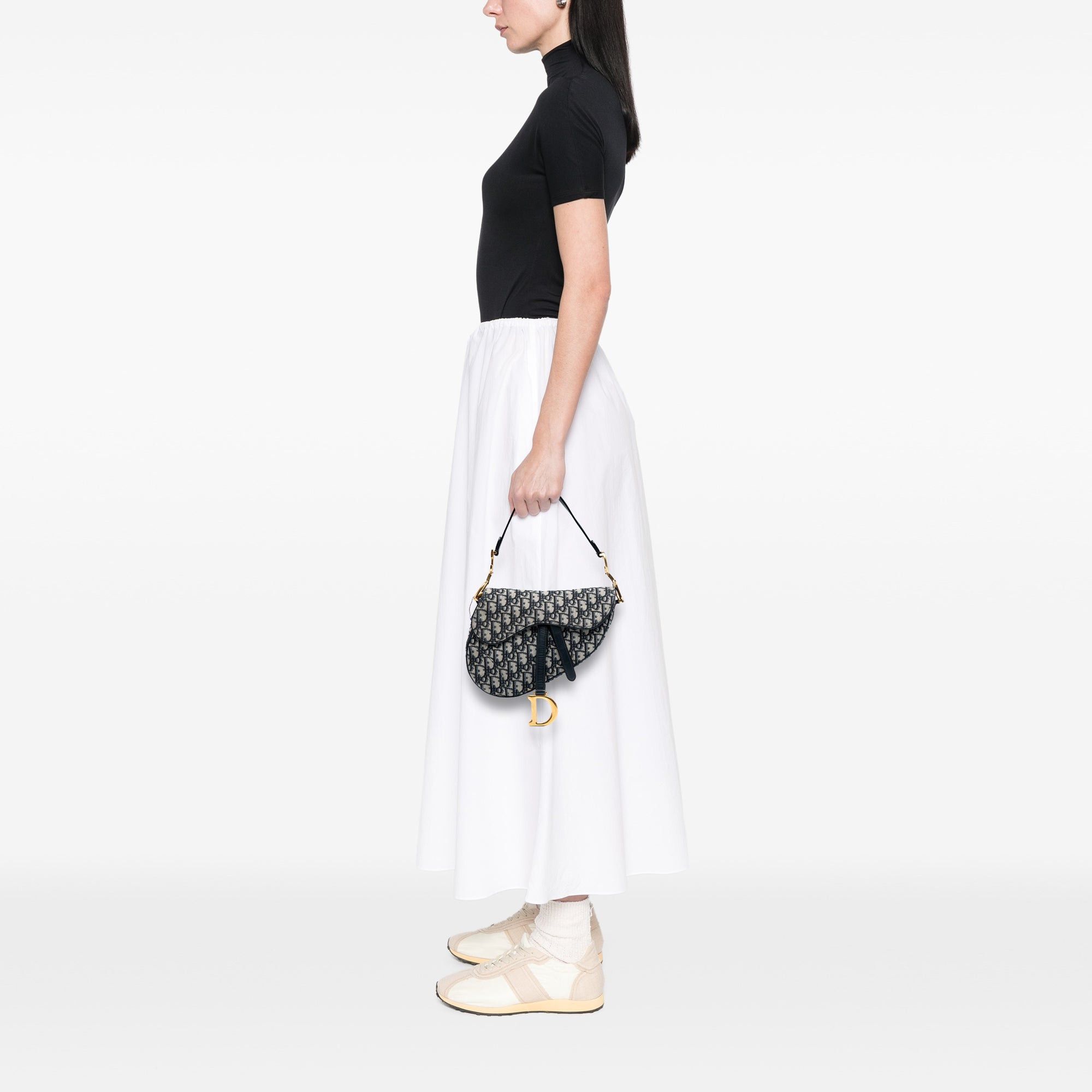 Dior Oblique Canvas Saddle Bag Size ONE SIZE - 7 Thumbnail