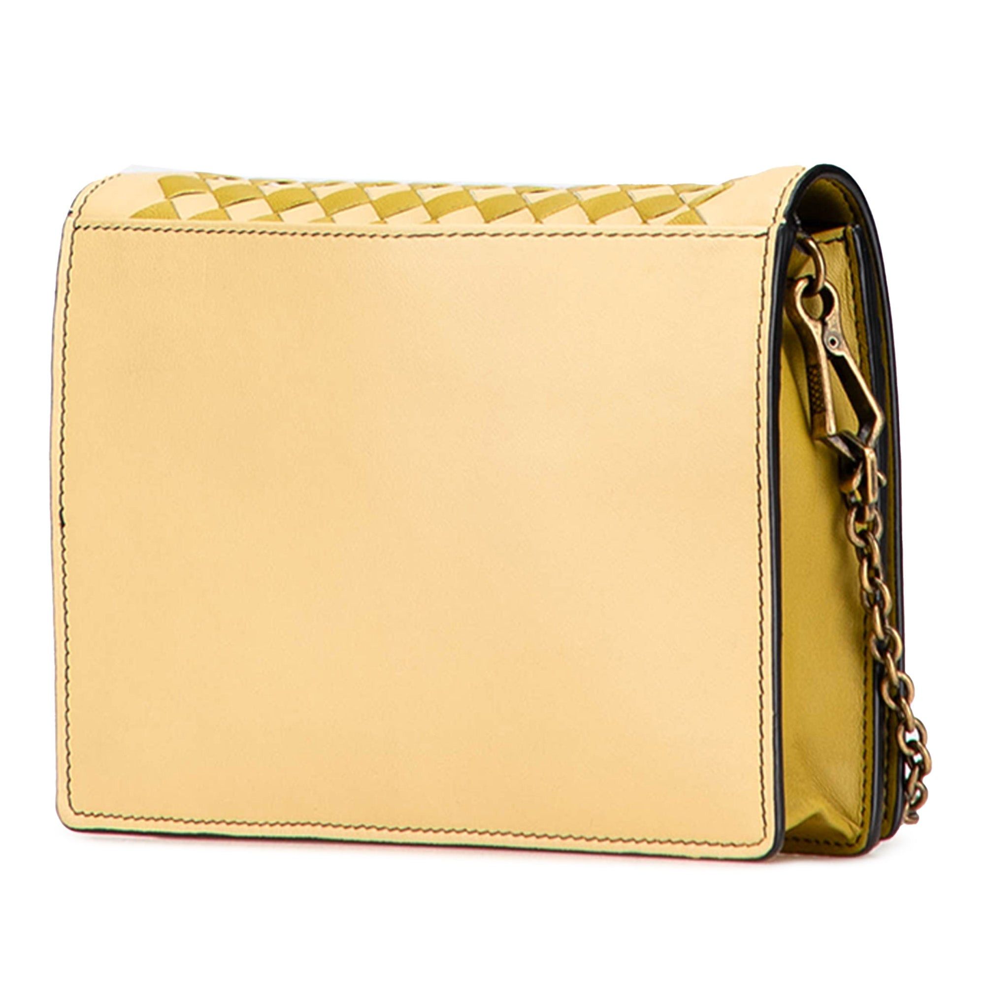 Bottega Veneta Nappa Intrecciato Studded Wallet on Chain Size ONE SIZE - 2 Thumbnail