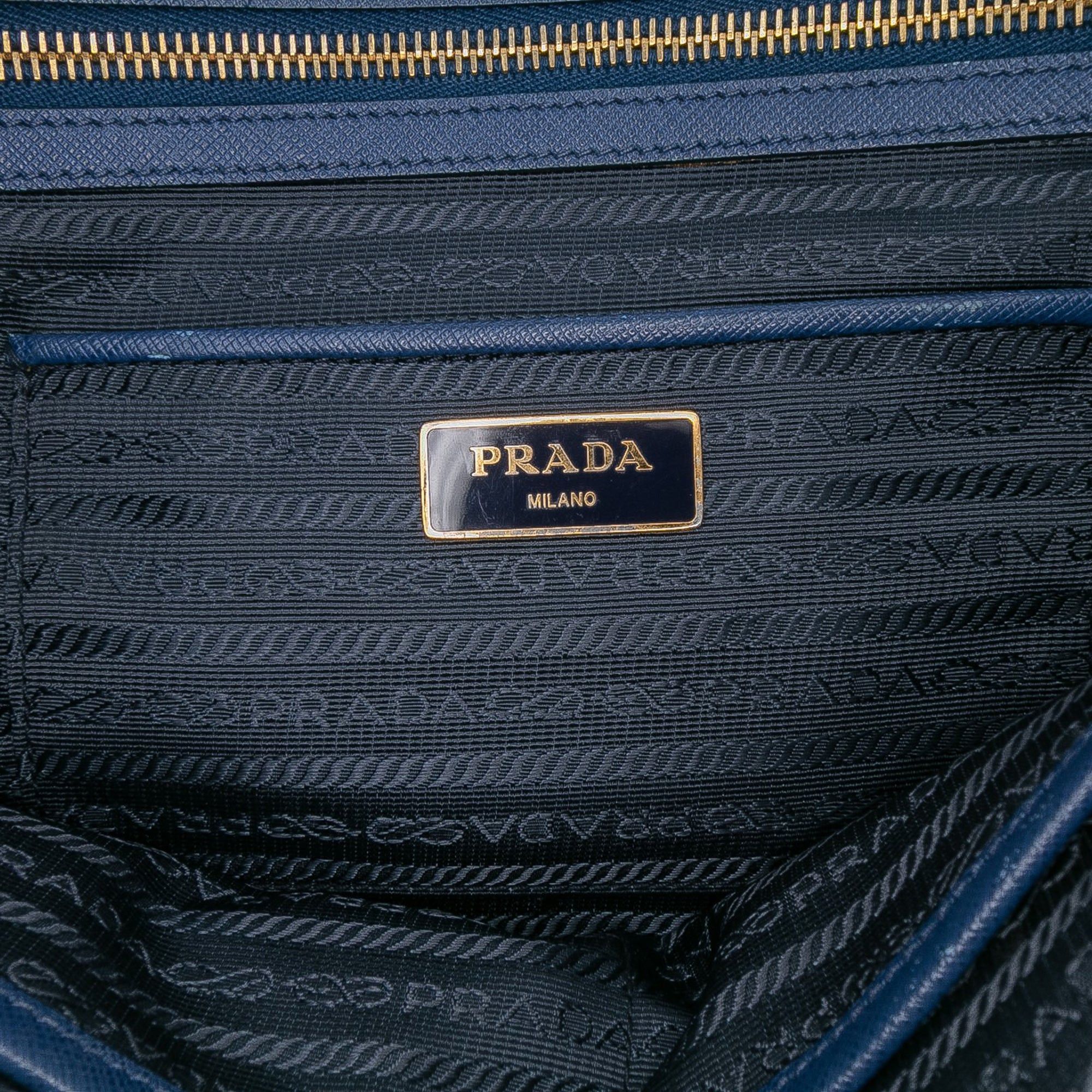 Prada Large Saffiano Lux Galleria Double Zip Tote Size ONE SIZE - 5 Thumbnail