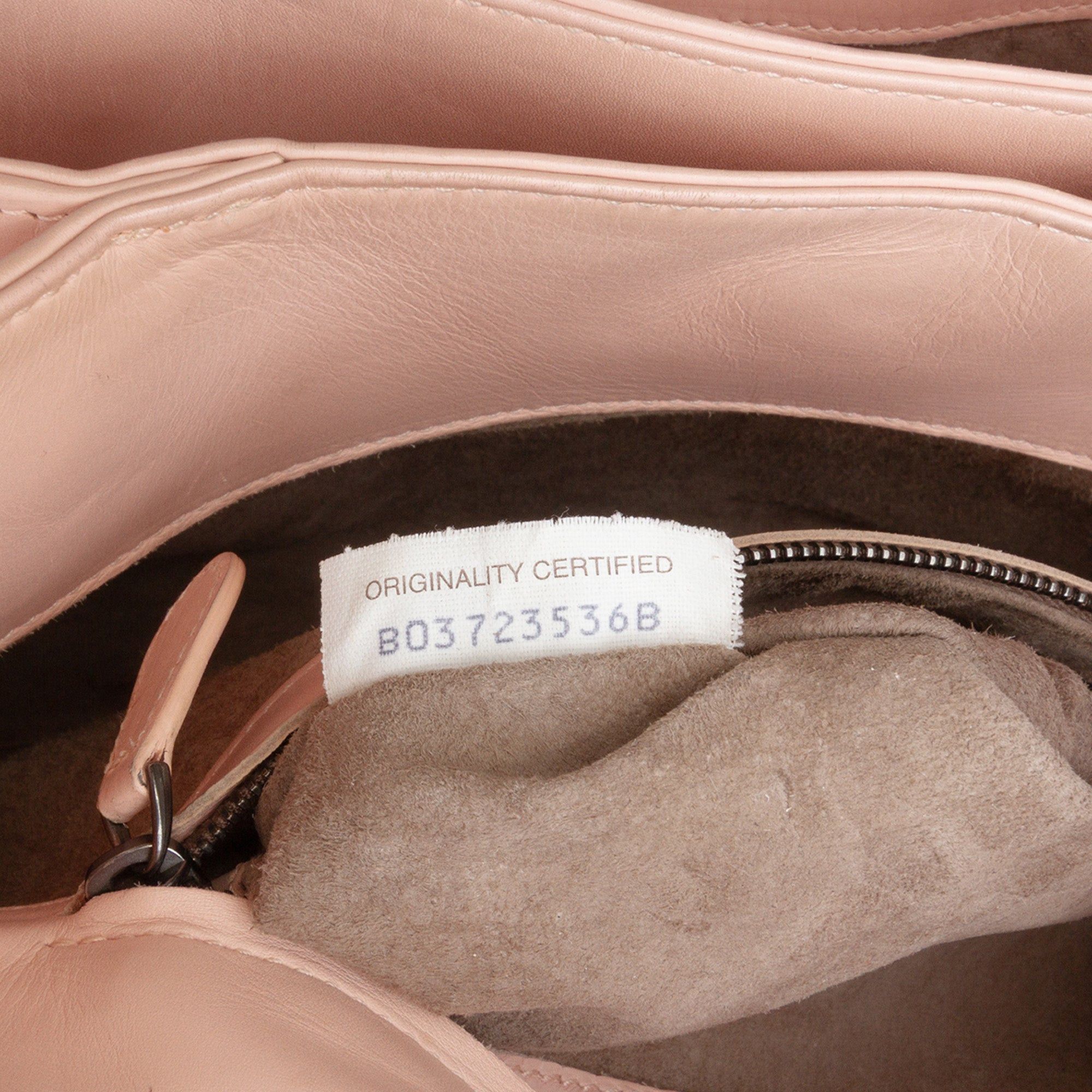 Small Nappa Intrecciato Roma Satchel