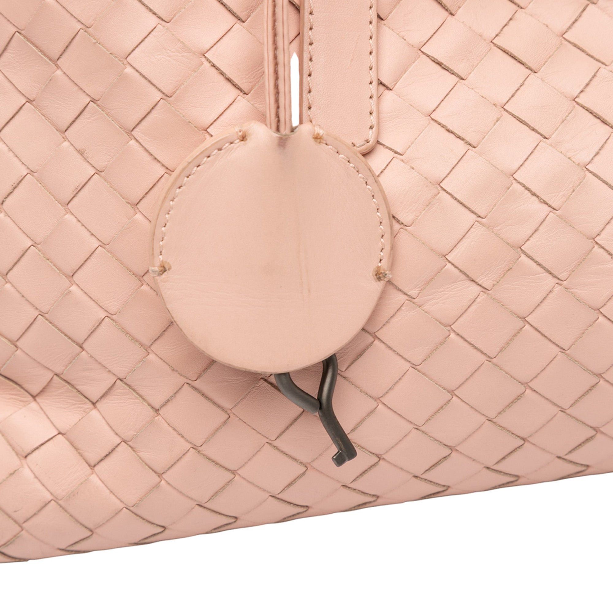 Small Nappa Intrecciato Roma Satchel