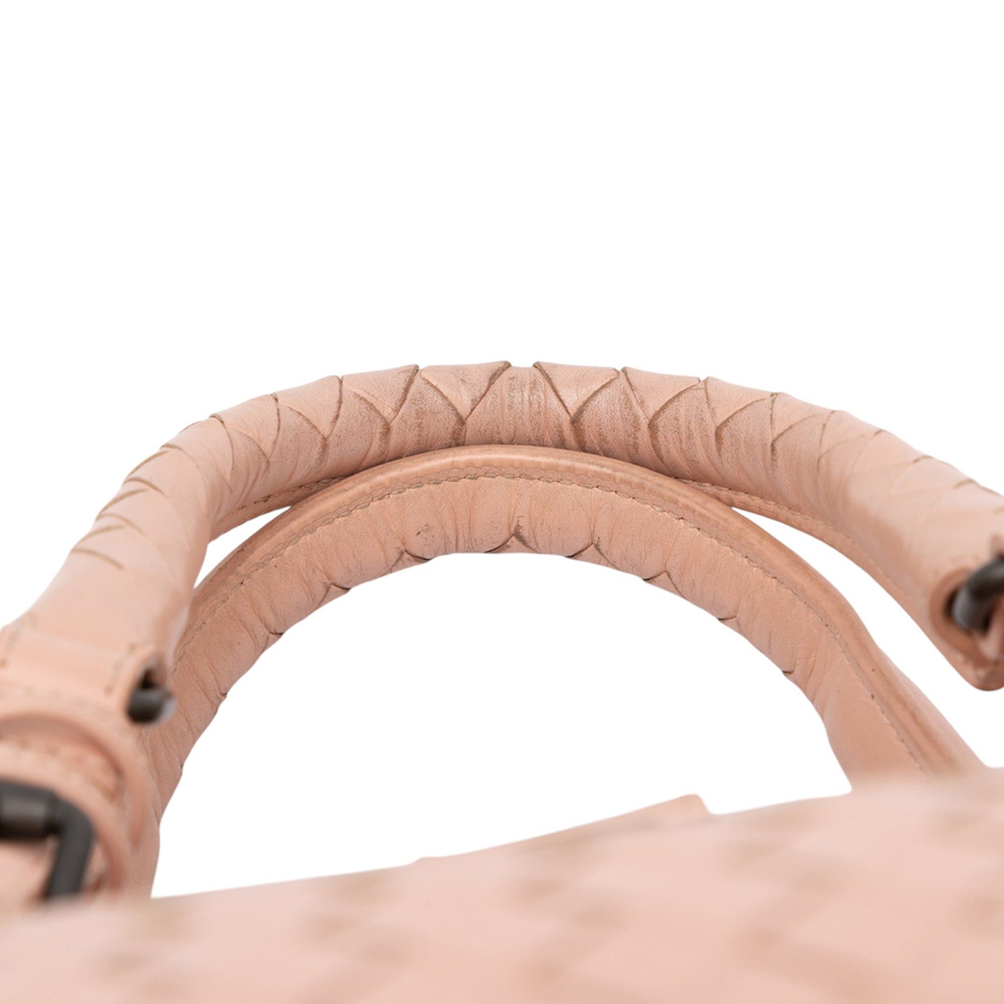 Small Nappa Intrecciato Roma Satchel