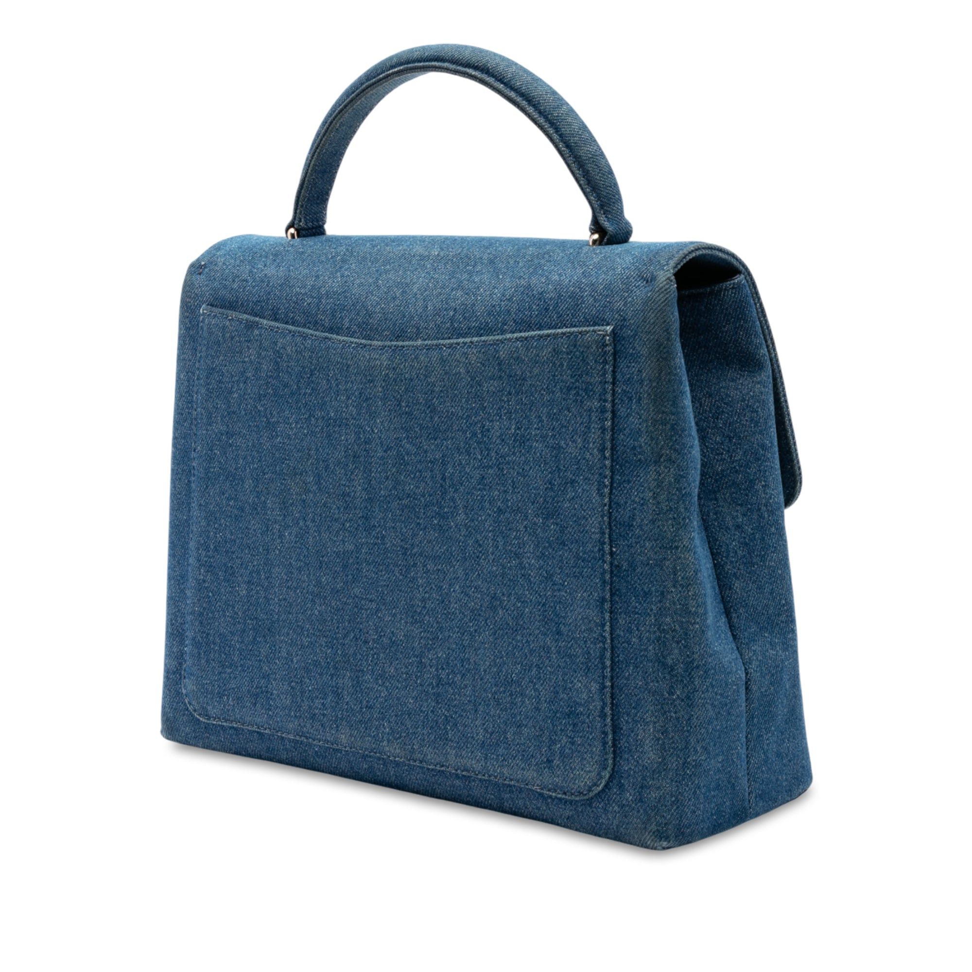 Chanel CC Denim Kelly Top Handle Bag Size ONE SIZE - 2 Thumbnail
