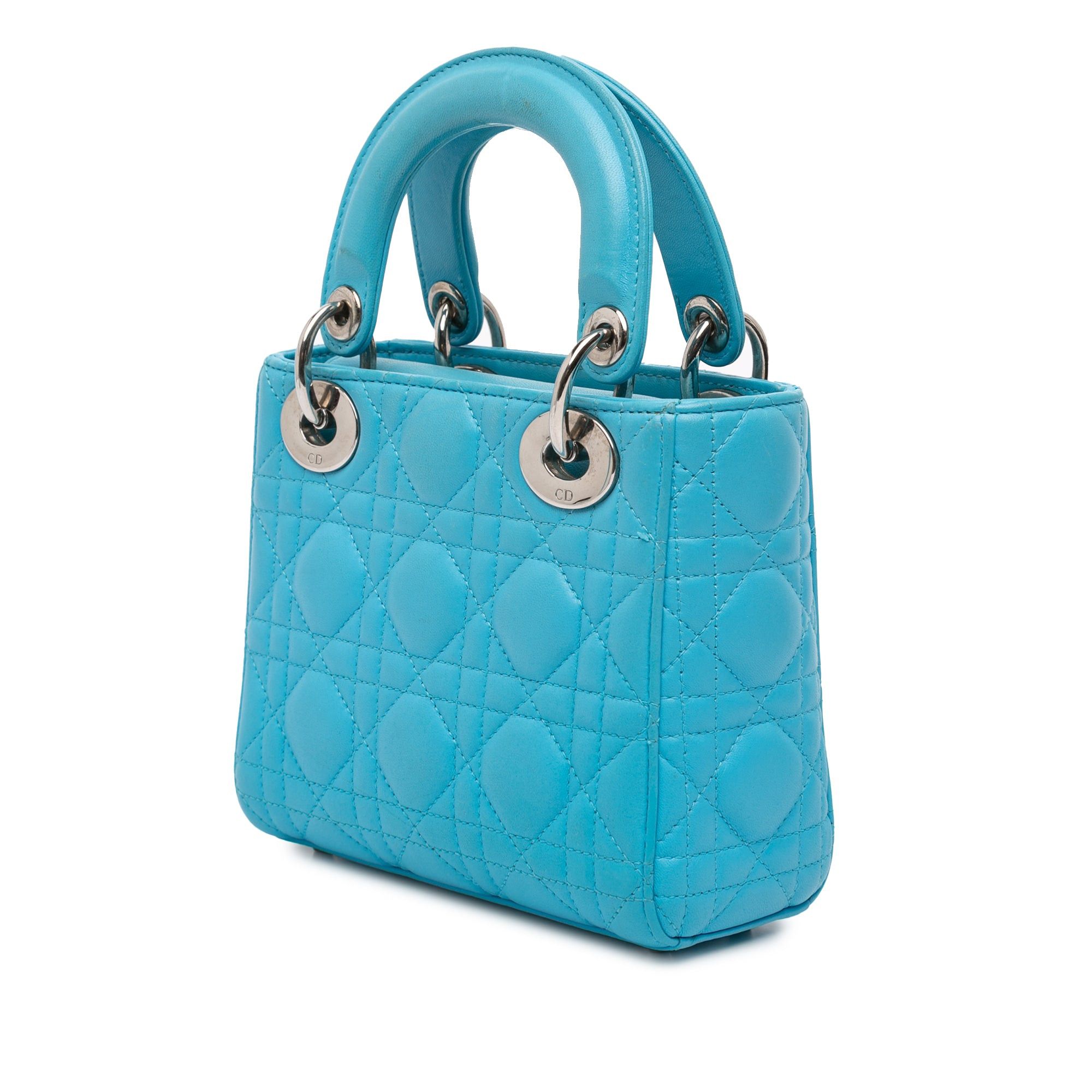 Dior Mini Lambskin Cannage Lady Dior Size ONE SIZE - 2 Thumbnail