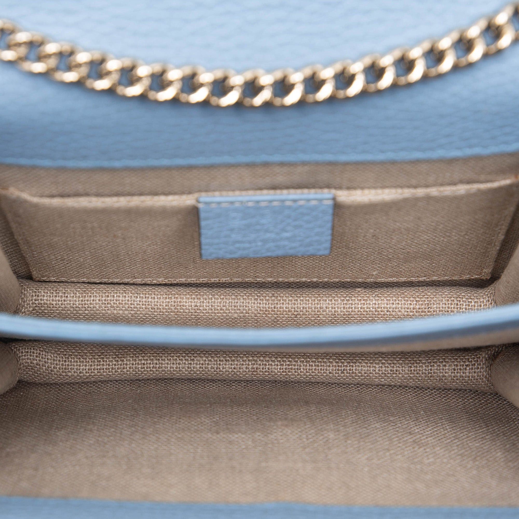Gucci Small Dollar Calfskin Interlocking G Crossbody Size ONE SIZE - 4 Thumbnail