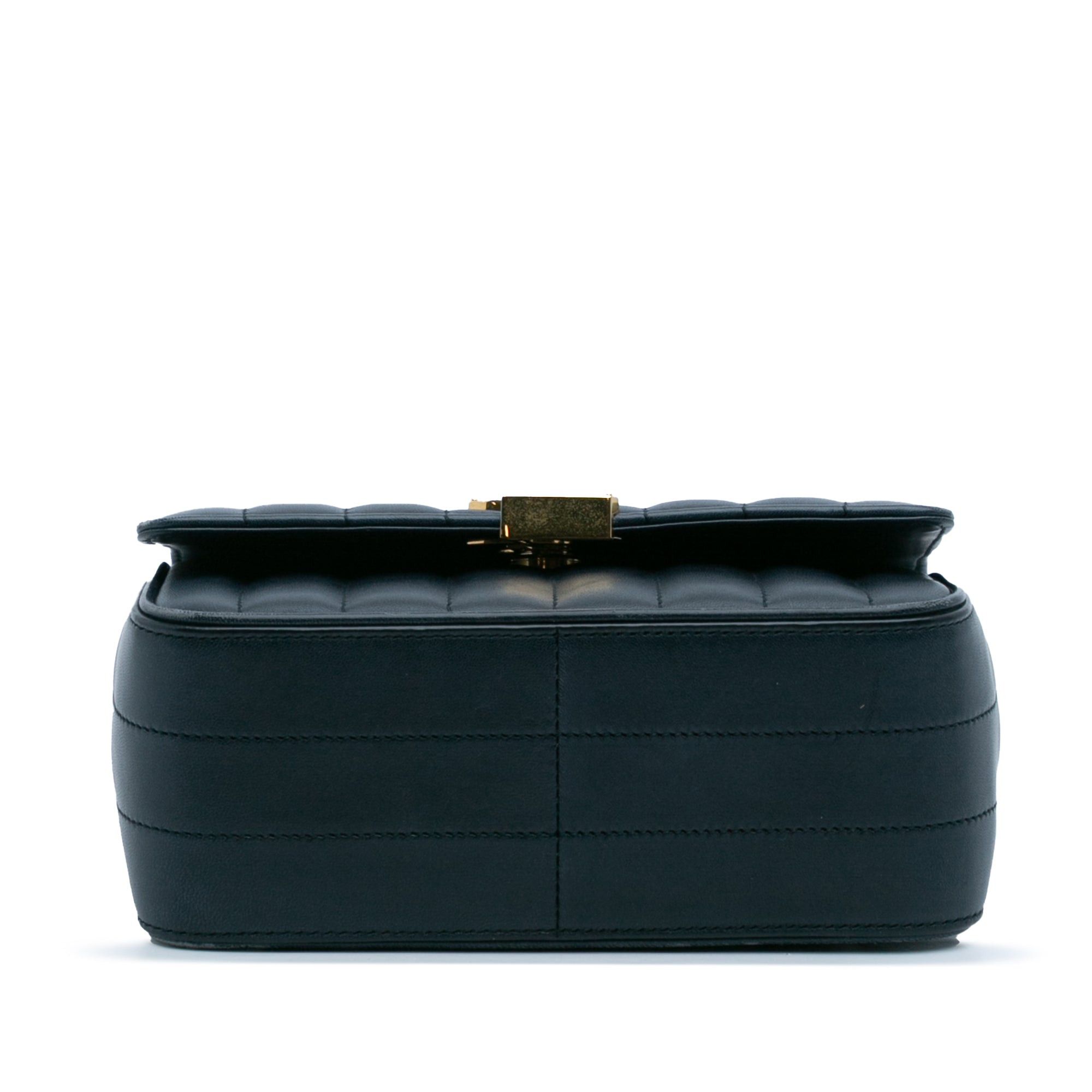 Saint Laurent Paris Medium Lambskin Monogram Vicky Chain Bag Size ONE SIZE - 3 Thumbnail