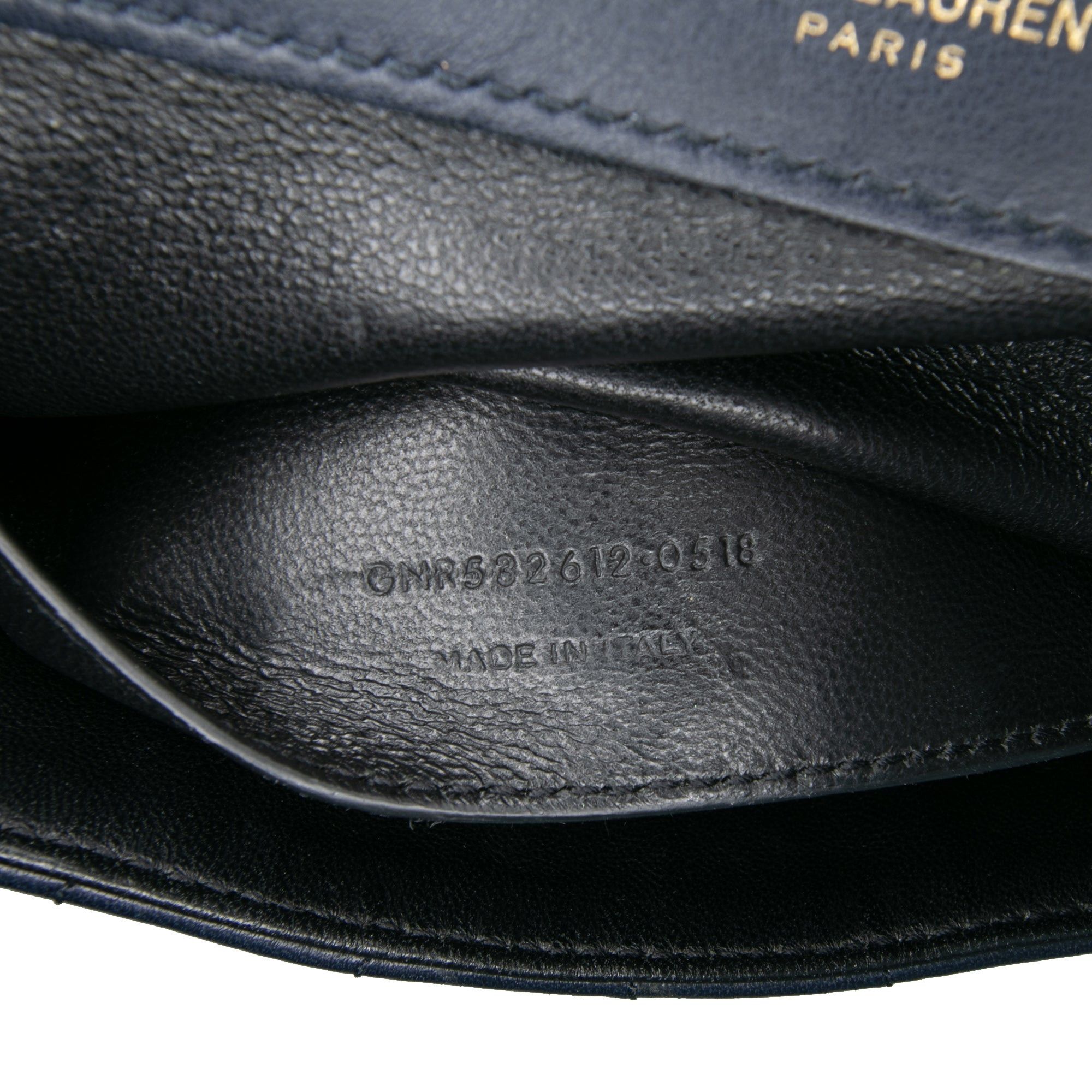 Saint Laurent Paris Medium Lambskin Monogram Vicky Chain Bag Size ONE SIZE - 6 Thumbnail