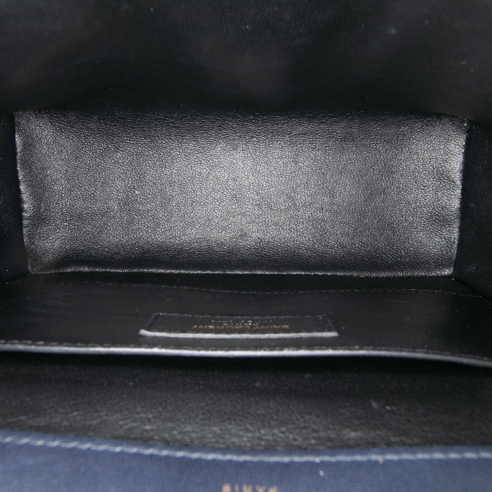 Saint Laurent Paris Medium Lambskin Monogram Vicky Chain Bag Size ONE SIZE - 4 Thumbnail