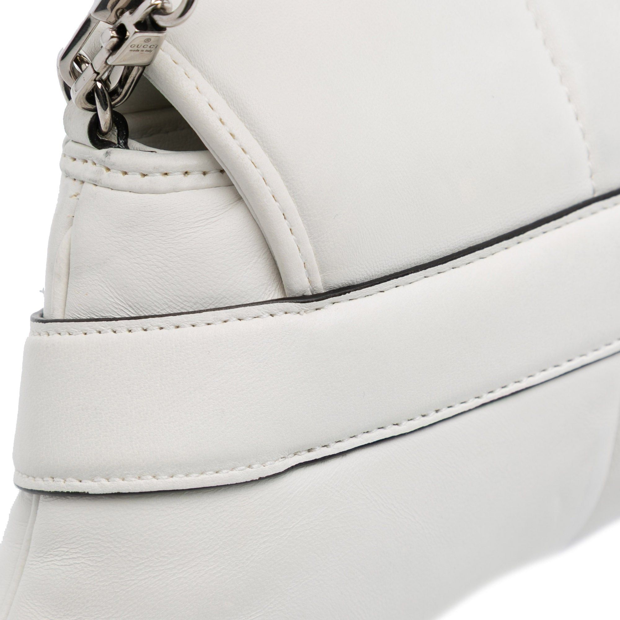Gucci Small Leather Horsebit Chain Satchel Size ONE SIZE - 8 Thumbnail