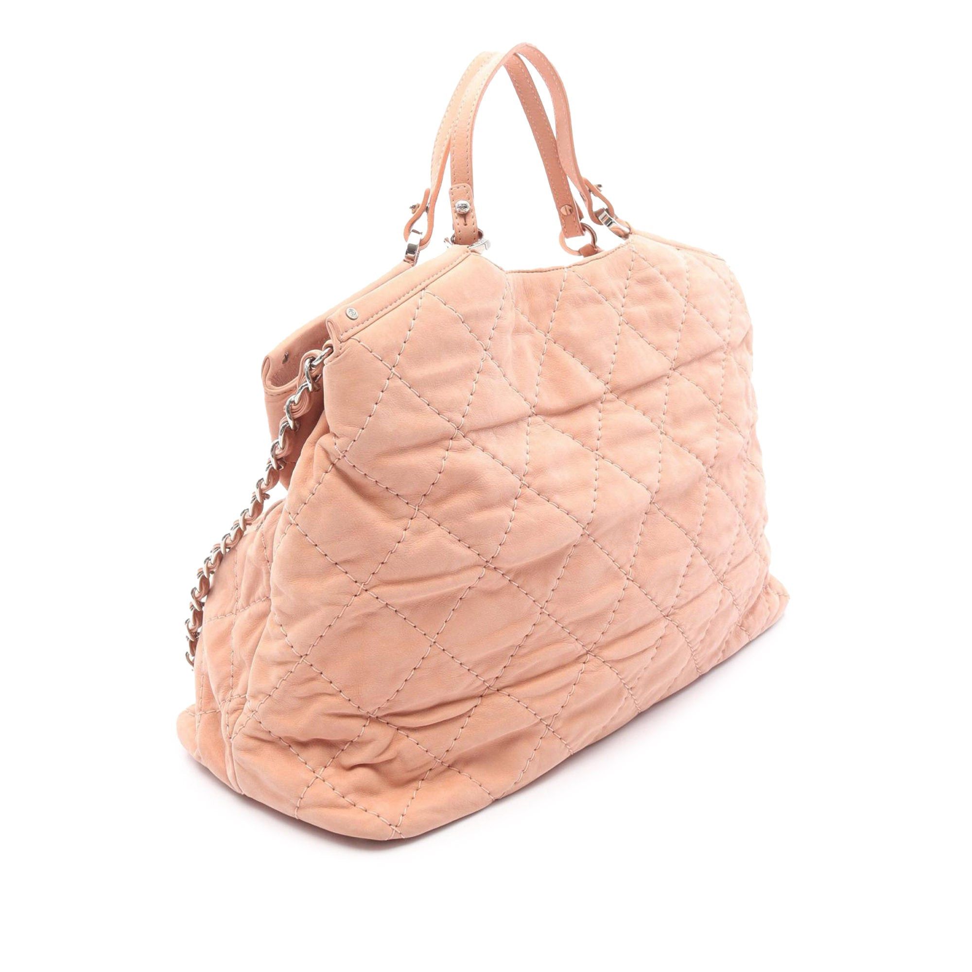 Chanel Large CC Quilted Suede Sea Hit Tote Size ONE SIZE - 2 Thumbnail