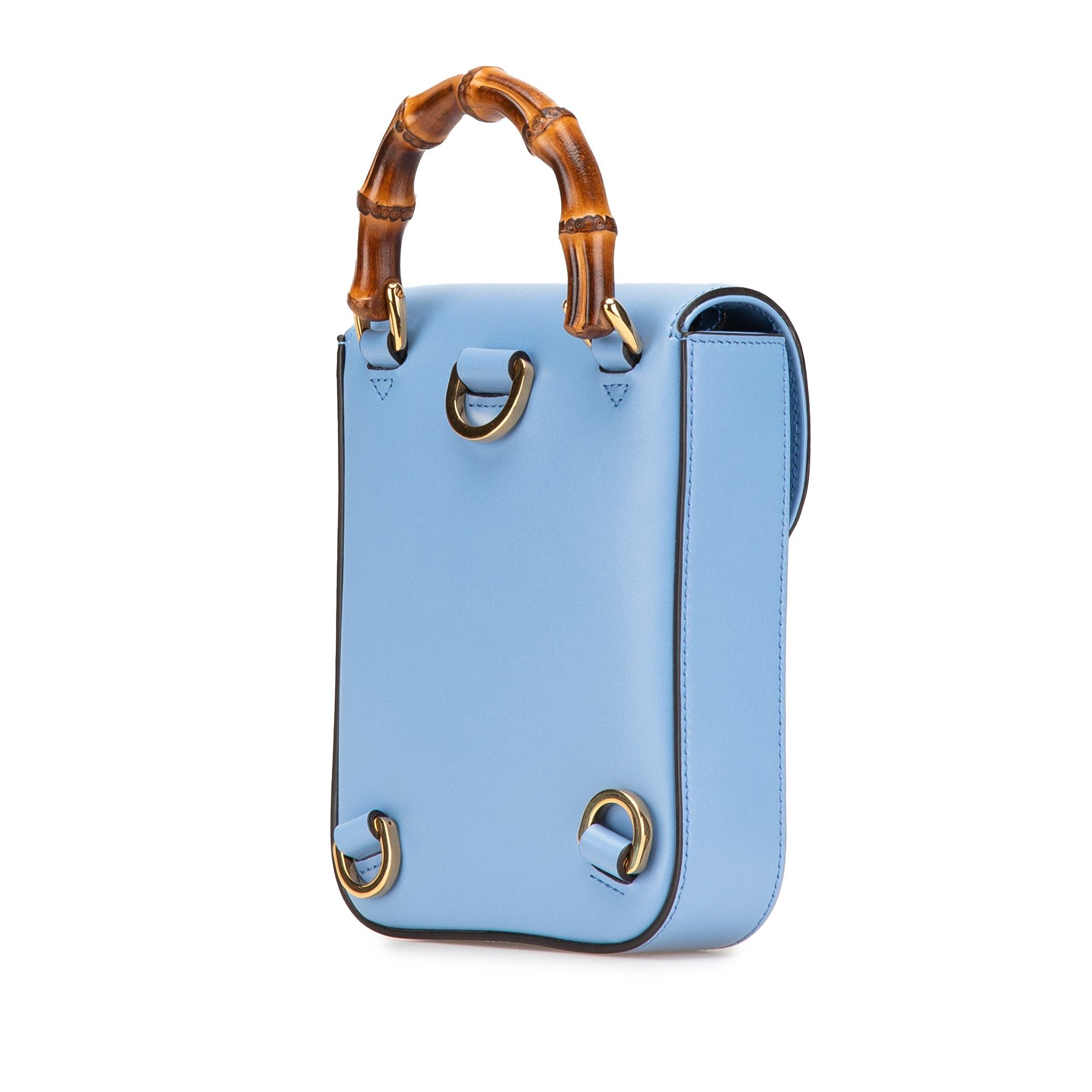 Gucci Mini Calfskin Bamboo Top Handle Bag Size ONE SIZE - 2 Thumbnail
