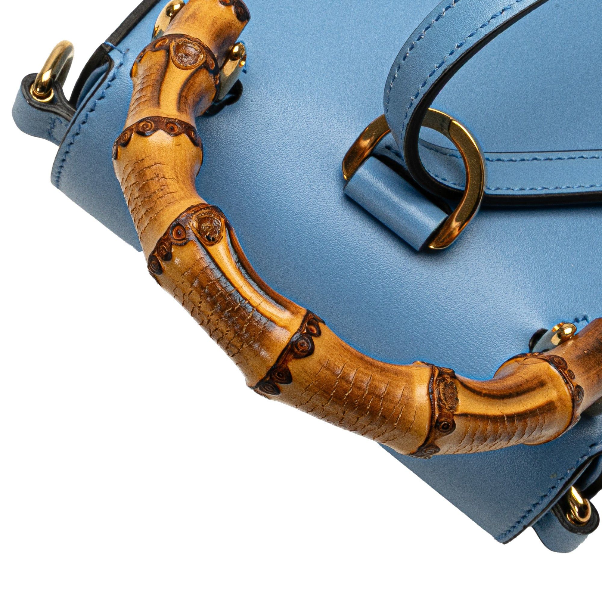 Gucci Mini Calfskin Bamboo Top Handle Bag Size ONE SIZE - 9 Thumbnail
