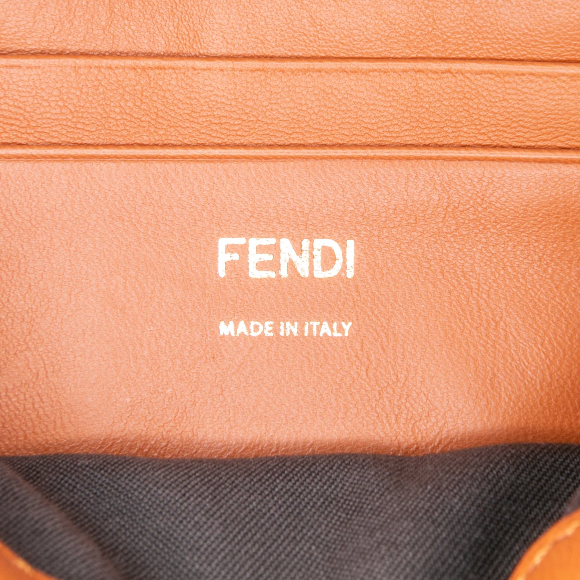 Fendi Mini Bicolor Nappa Apolo Chain Baguette Shoulder Bag Size ONE SIZE - 5 Thumbnail