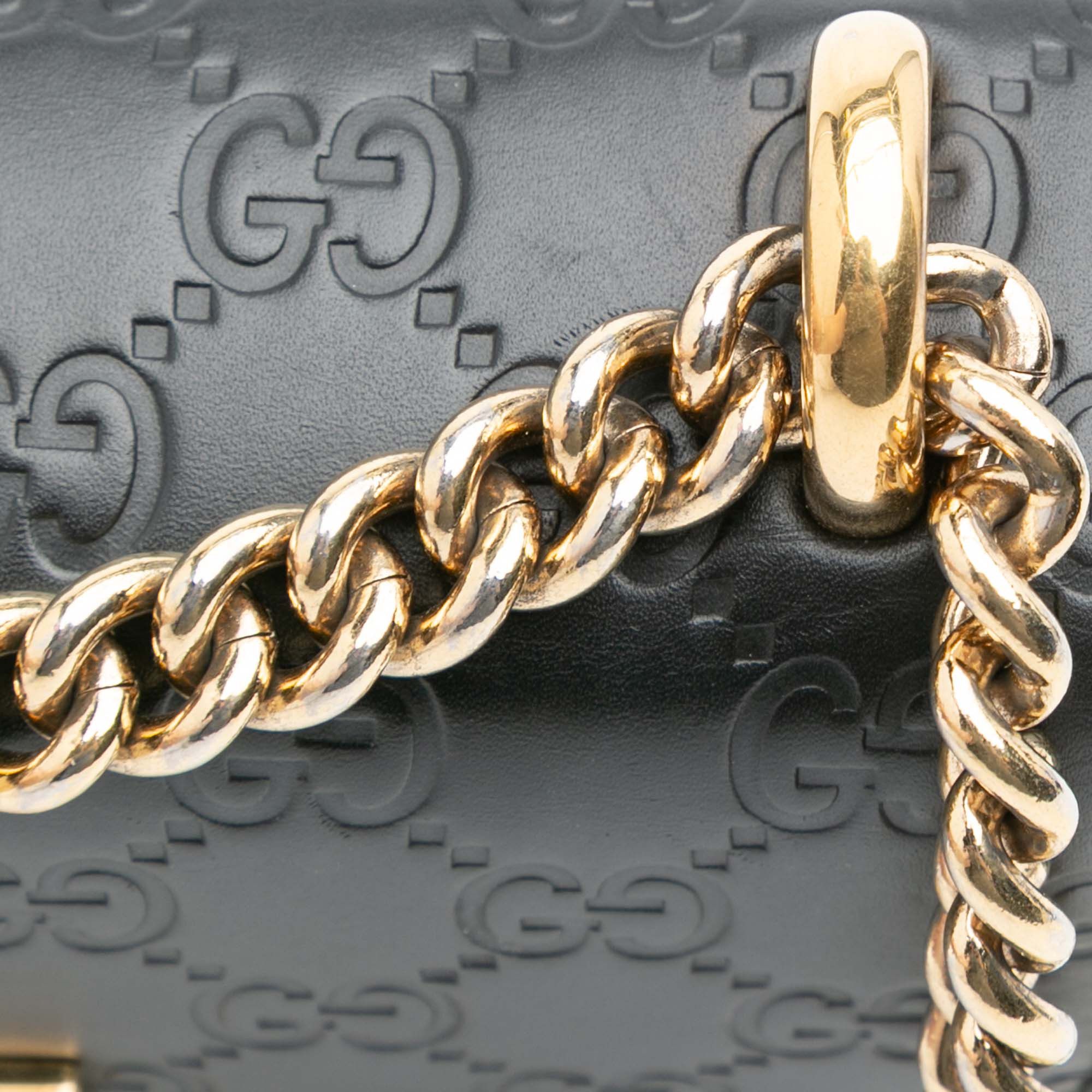Gucci Small Guccissima Padlock Crossbody Size ONE SIZE - 9 Thumbnail