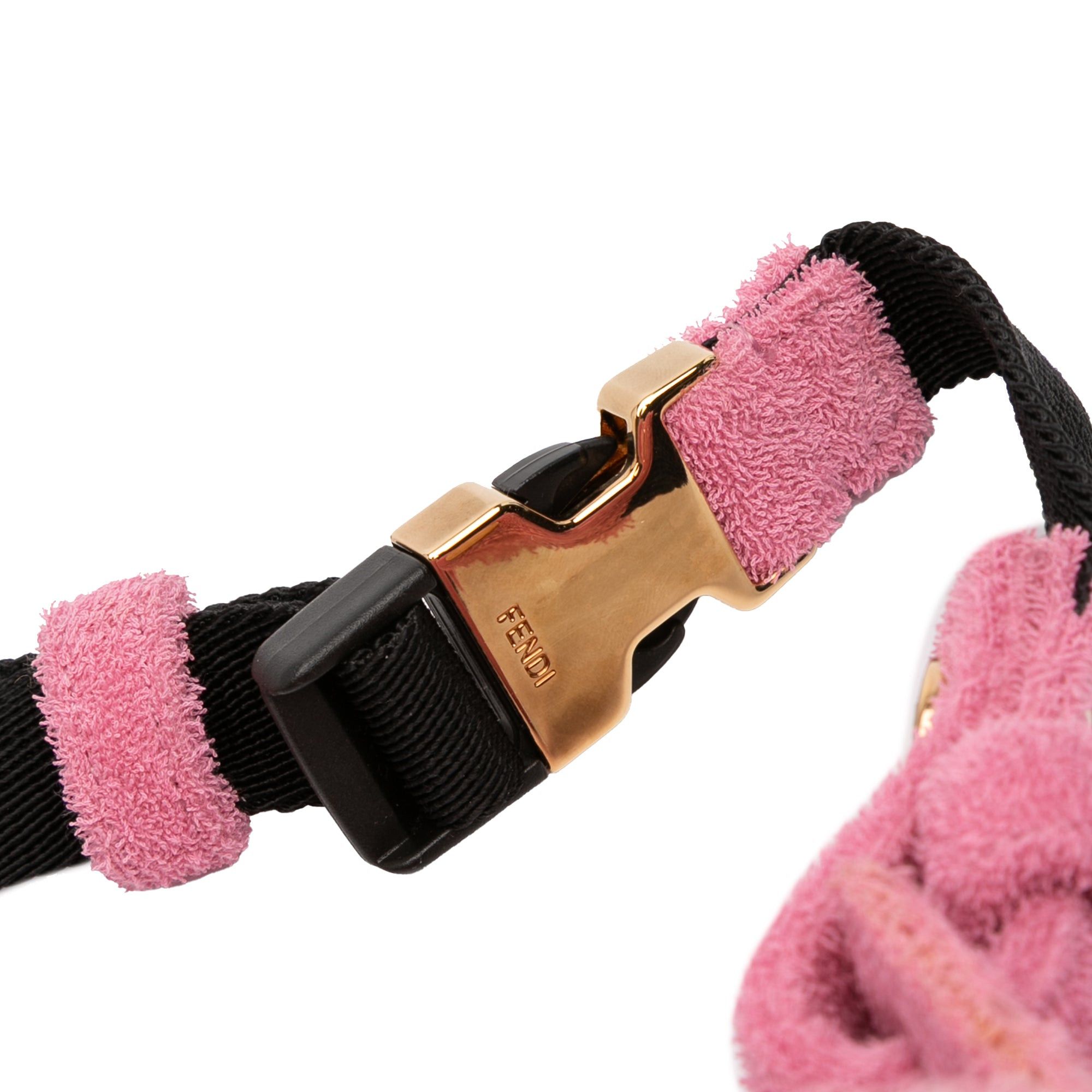 Fendi Embossed Terry Cloth FF 1974 Convertible Belt Baguette Size ONE SIZE - 9 Thumbnail