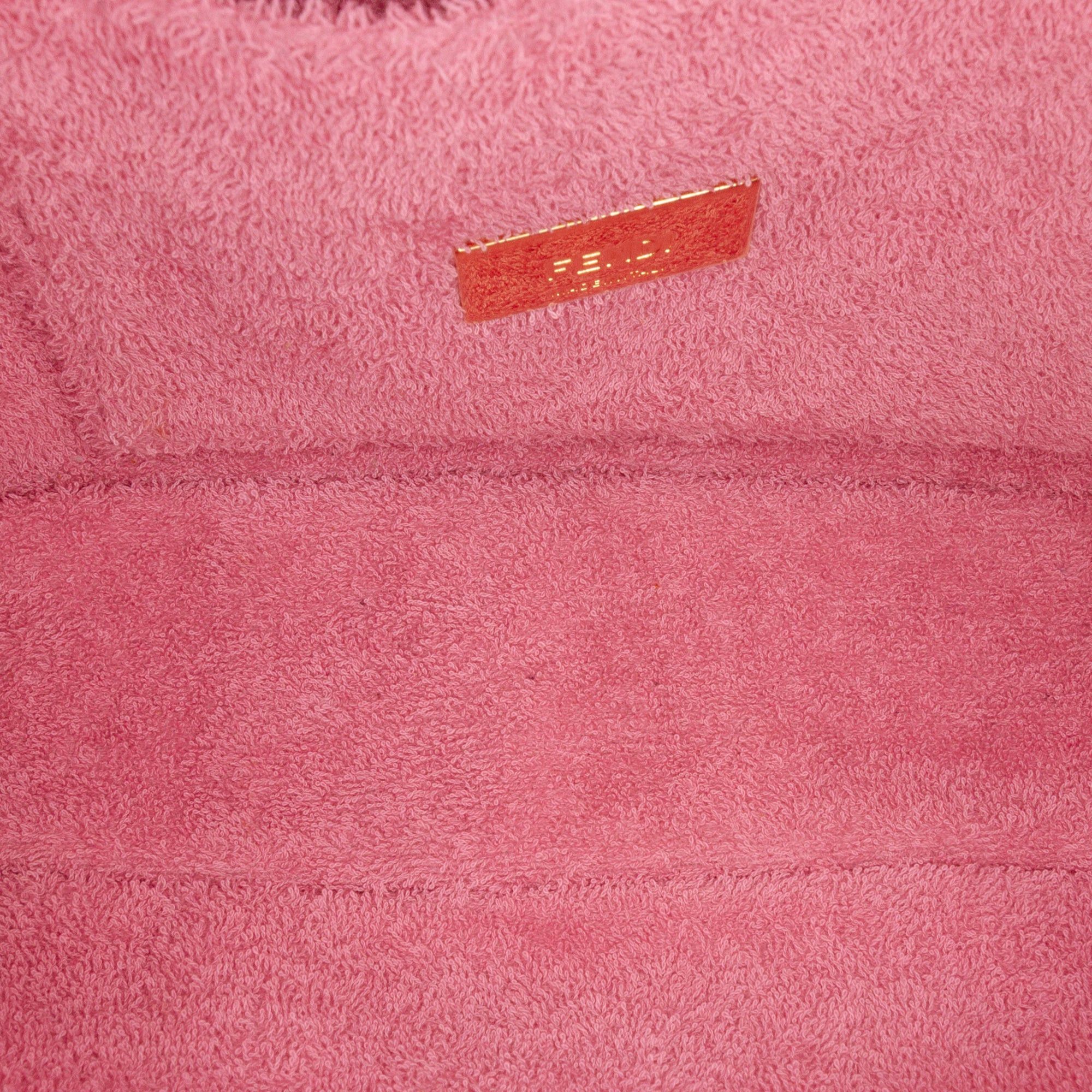 Fendi Embossed Terry Cloth FF 1974 Convertible Belt Baguette Size ONE SIZE - 4 Thumbnail