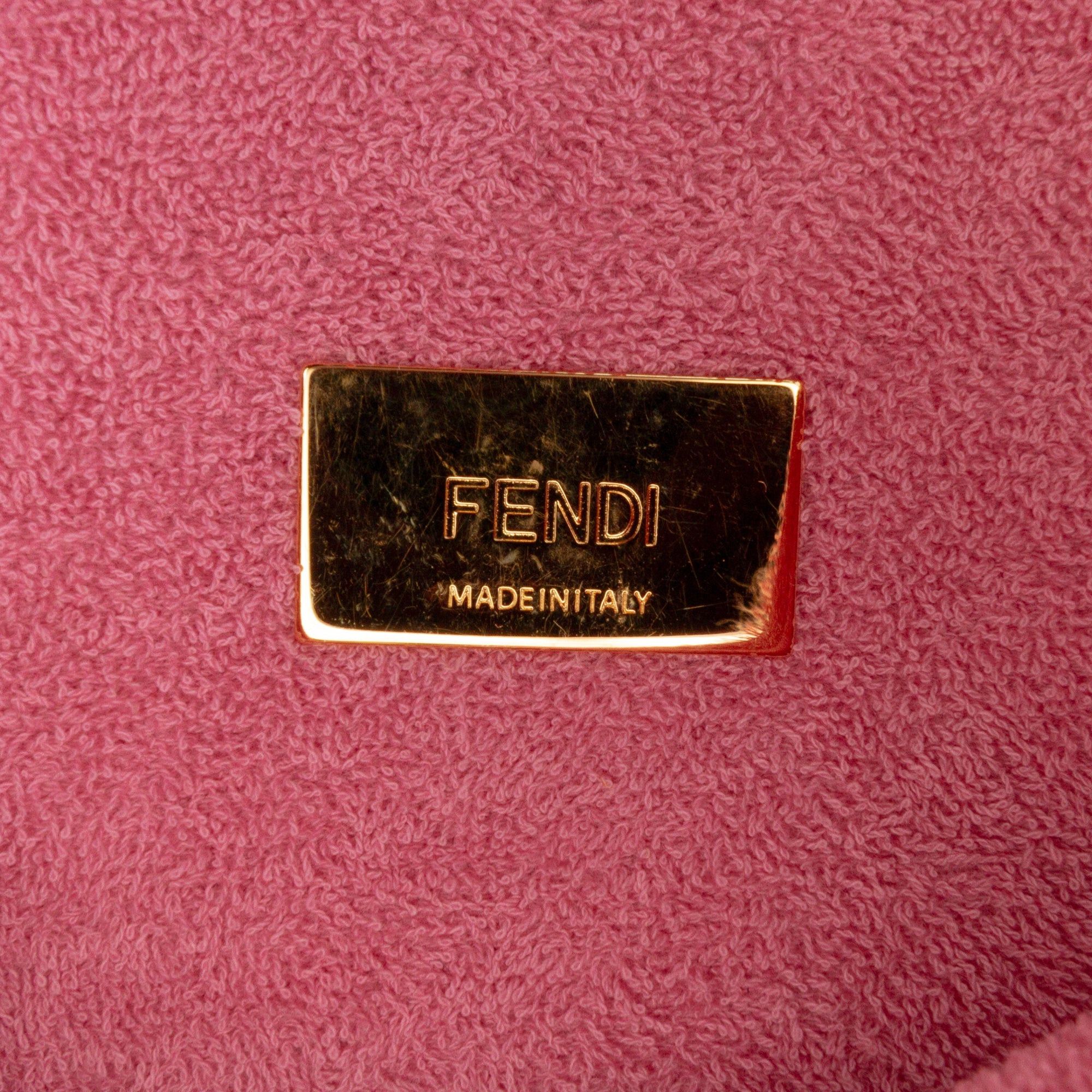 Fendi Embossed Terry Cloth FF 1974 Convertible Belt Baguette Size ONE SIZE - 5 Thumbnail
