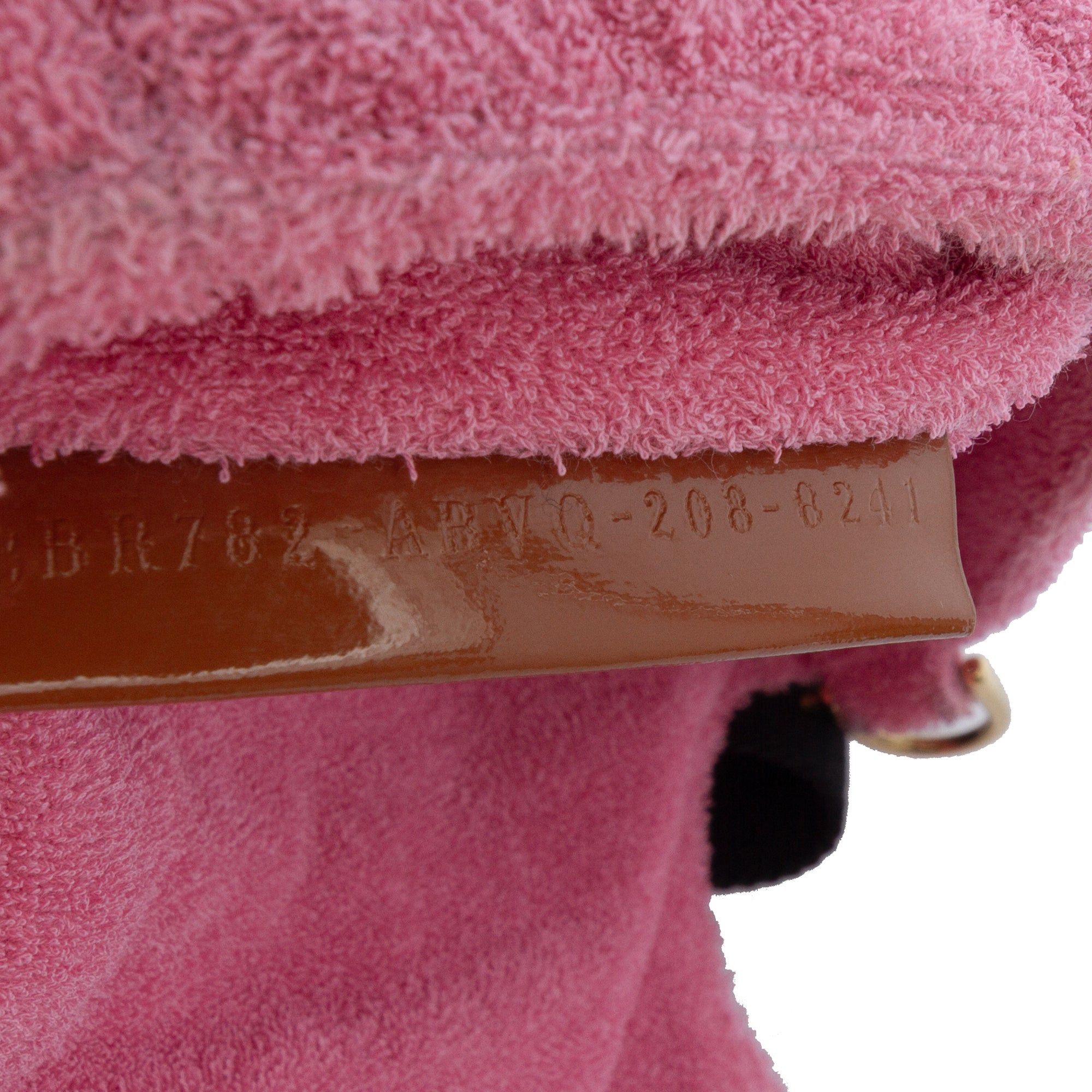 Fendi Embossed Terry Cloth FF 1974 Convertible Belt Baguette Size ONE SIZE - 6 Thumbnail