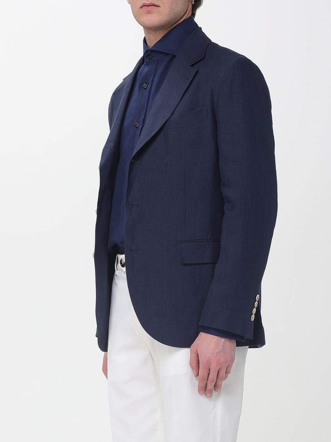 Brunello Cucinelli Brunello Cucinelli Jacket Men Natural Size US L / EU 52-54 / 3 - 4 Thumbnail