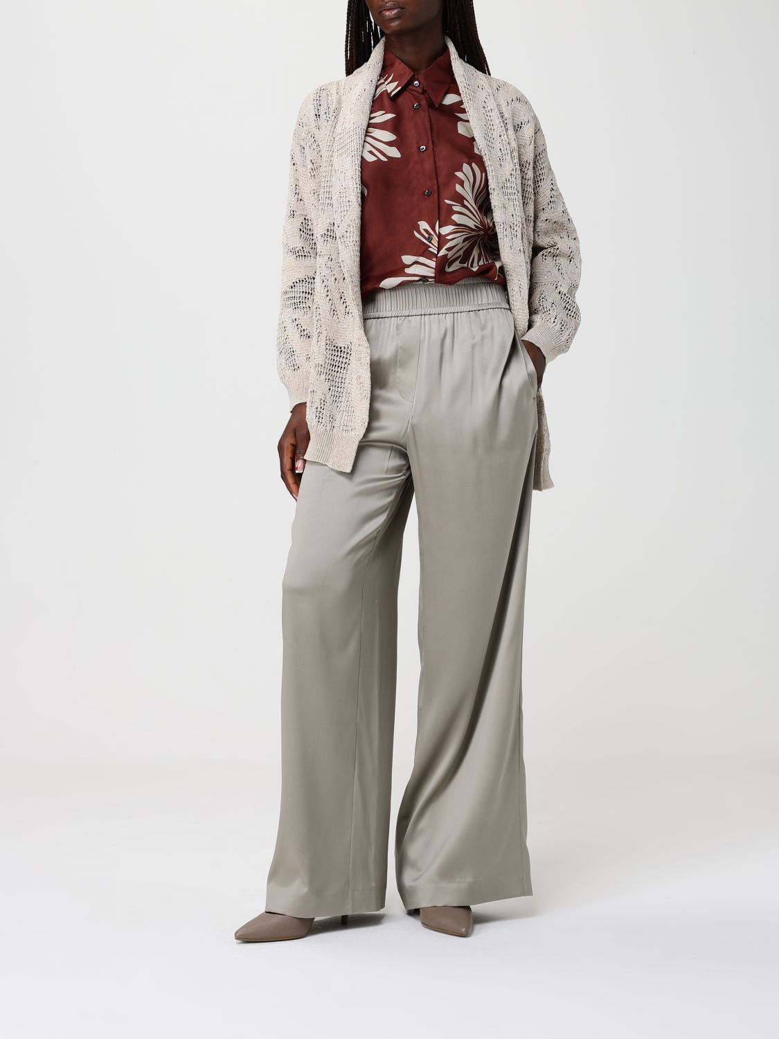 Brunello Cucinelli Brunello Cucinelli Sweater Woman Beige Size M / US 6-8 / IT 42-44 - 2 Thumbnail