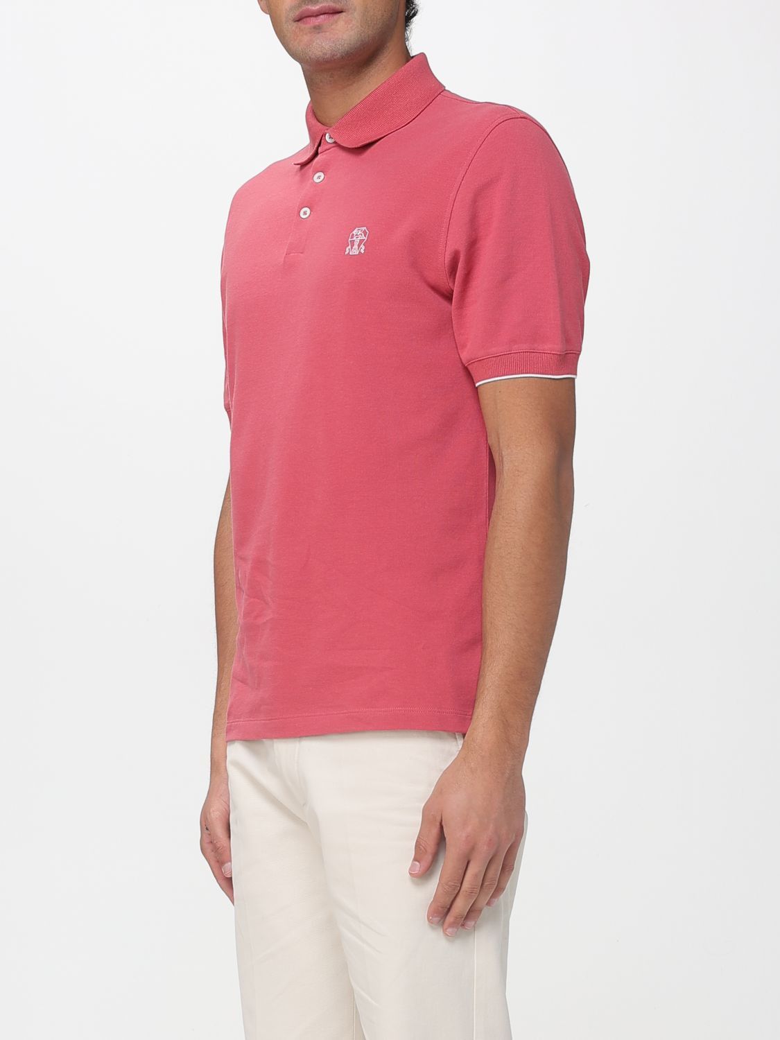 Brunello Cucinelli Brunello Cucinelli Polo Shirt Men Red Size US M / EU 48-50 / 2 - 4 Thumbnail