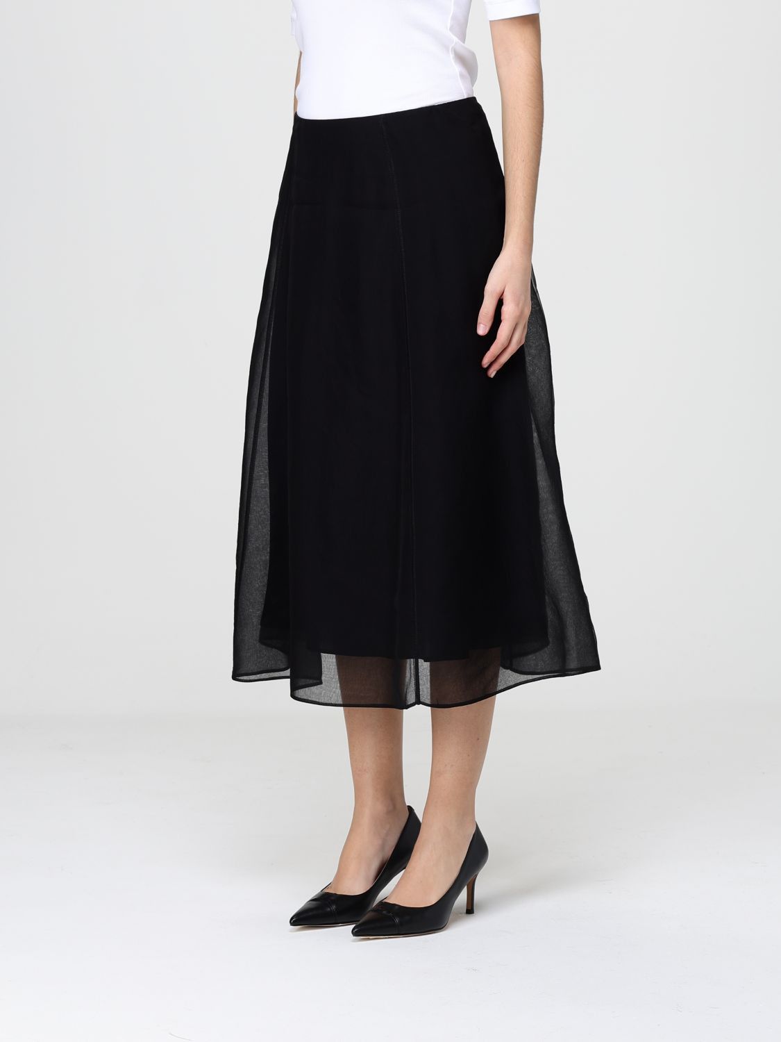 Brunello Cucinelli Brunello Cucinelli Skirt Woman Black Size 28" / US 6 / IT 42 - 4 Thumbnail