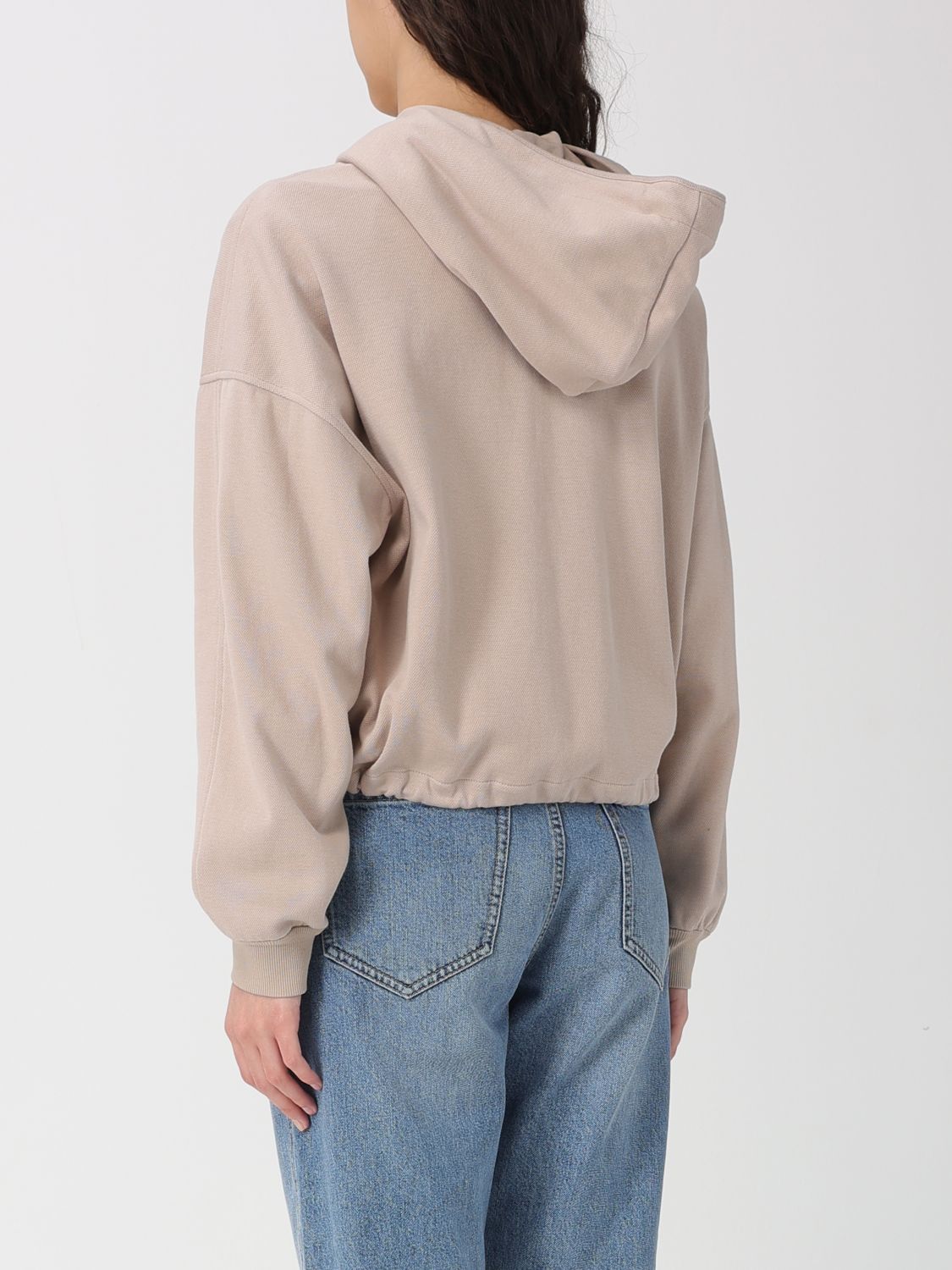 Brunello Cucinelli Brunello Cucinelli Sweatshirt Woman Brown Size XL / US 12-14 / IT 48-50 - 3 Thumbnail