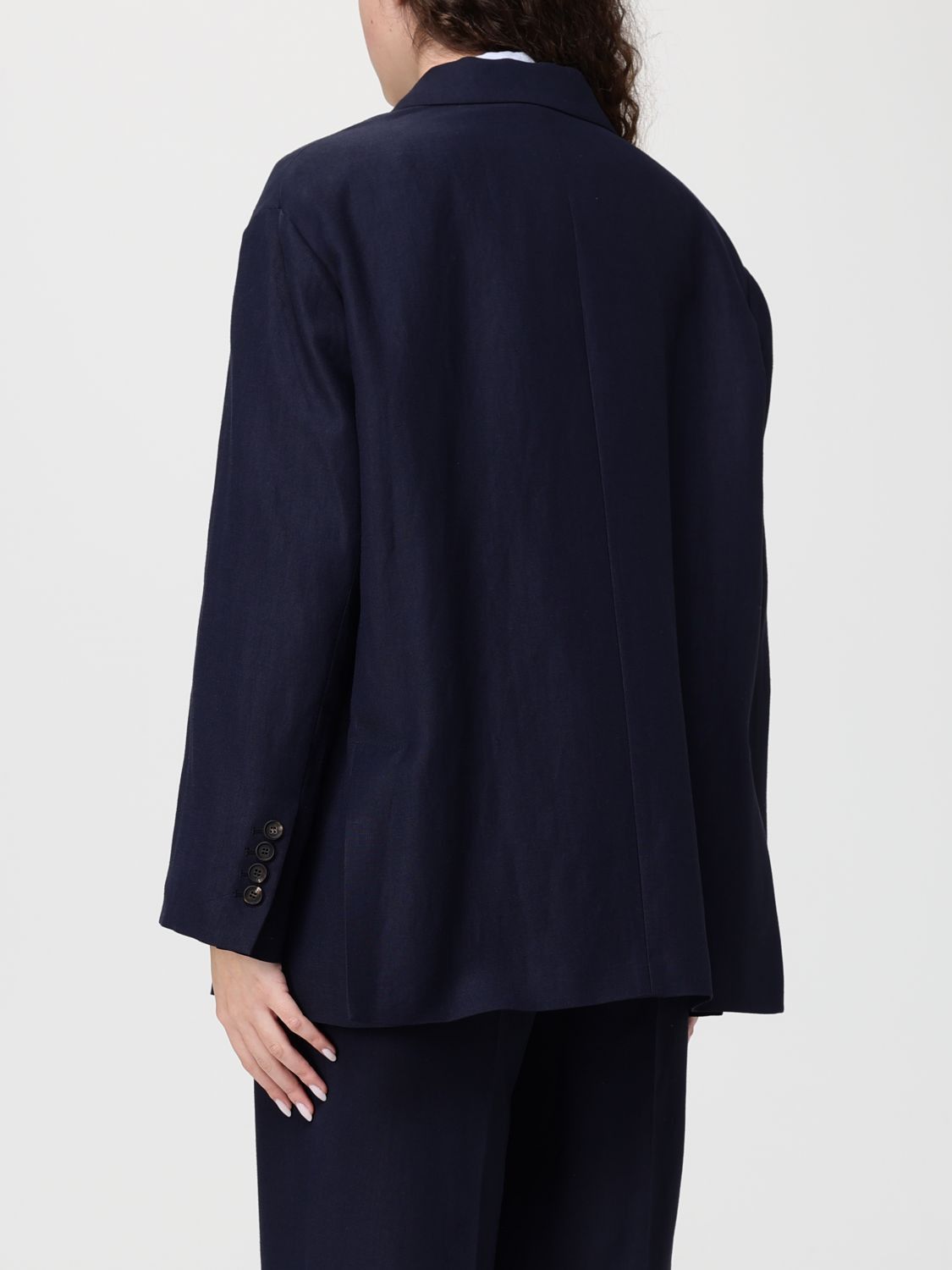Brunello Cucinelli Brunello Cucinelli Jacket Woman Blue Size XS / US 0-2 / IT 36-38 - 3 Thumbnail