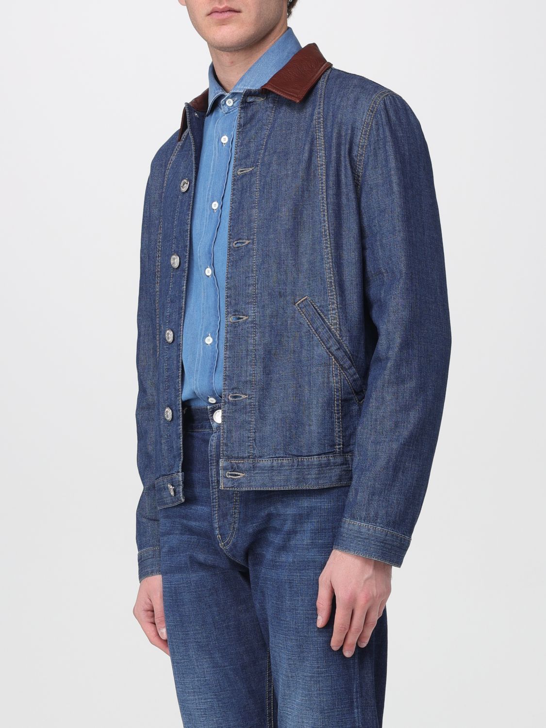 Brunello Cucinelli Brunello Cucinelli Jacket Men Blue Size US S / EU 44-46 / 1 - 4 Thumbnail