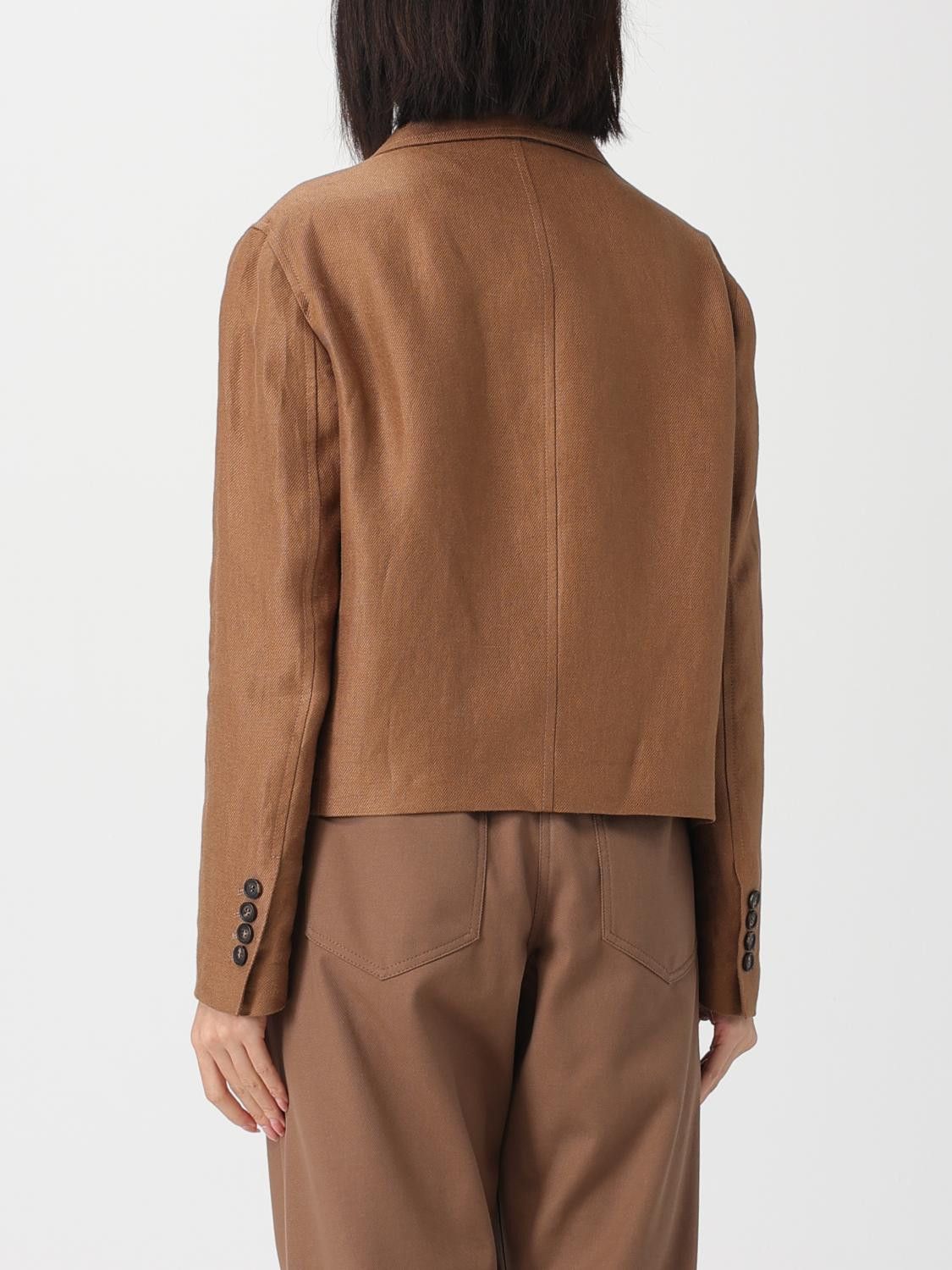 Brunello Cucinelli Brunello Cucinelli Jacket Woman Brown Size S / US 4 / IT 40 - 3 Thumbnail