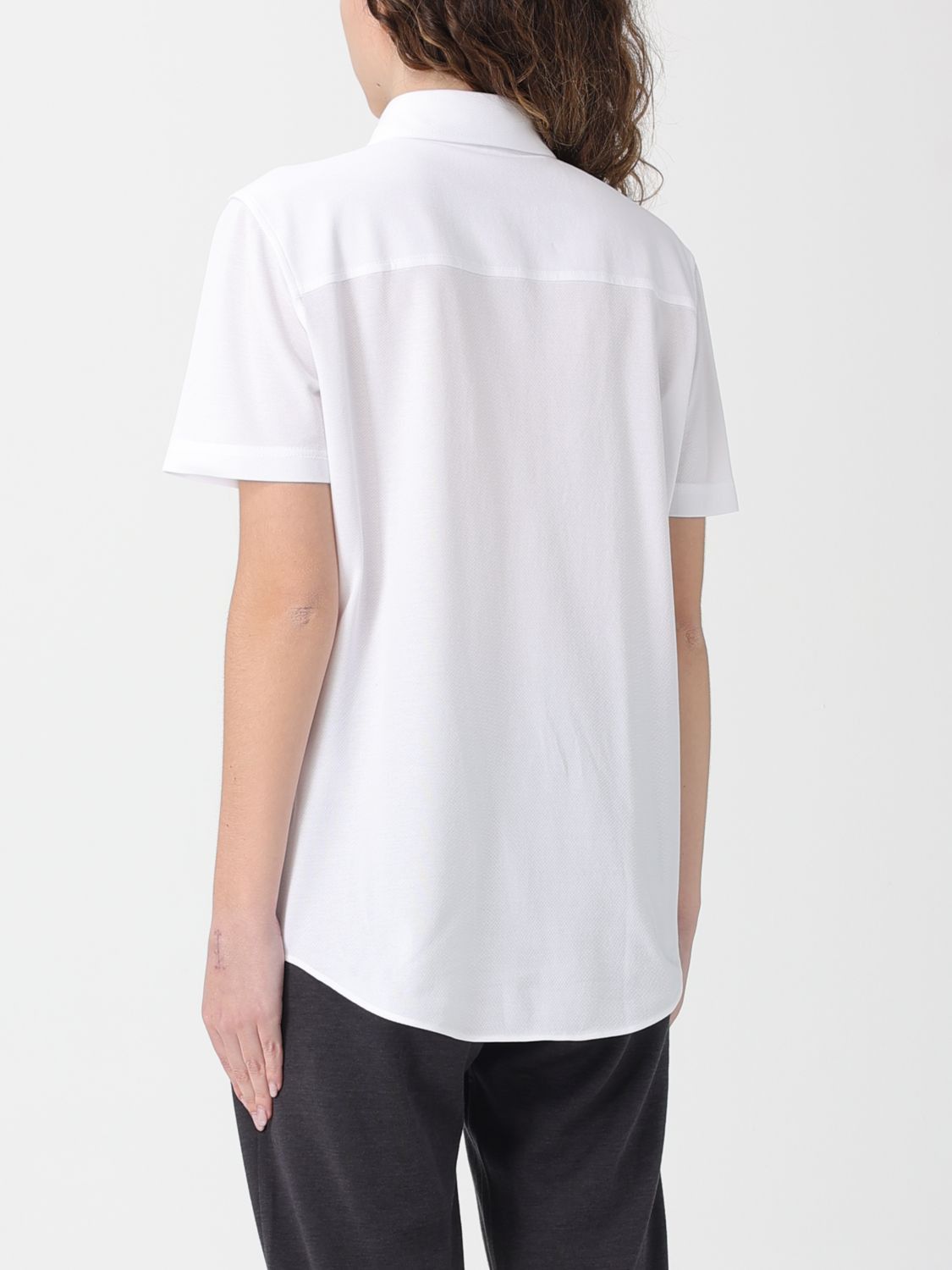 Brunello Cucinelli Brunello Cucinelli Shirt Woman White Size M / US 6-8 / IT 42-44 - 3 Thumbnail