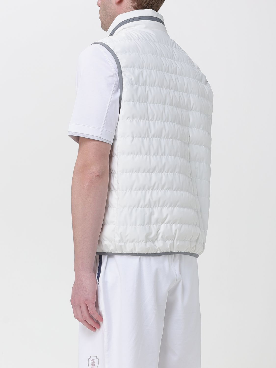 Brunello Cucinelli Brunello Cucinelli Suit Vest Men White Size US XXL / EU 58 / 5 - 3 Thumbnail