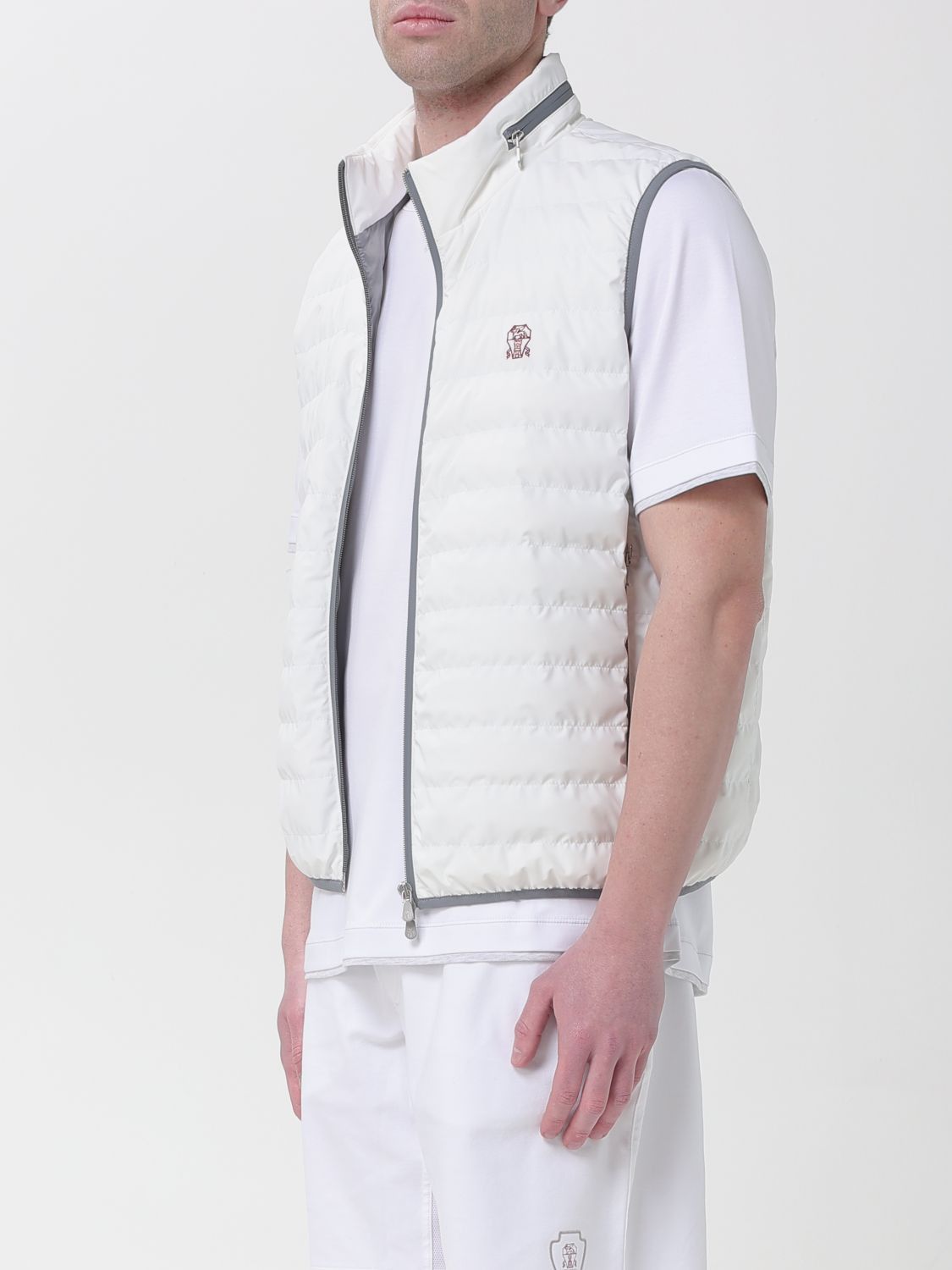 Brunello Cucinelli Brunello Cucinelli Suit Vest Men White Size US XXL / EU 58 / 5 - 4 Thumbnail