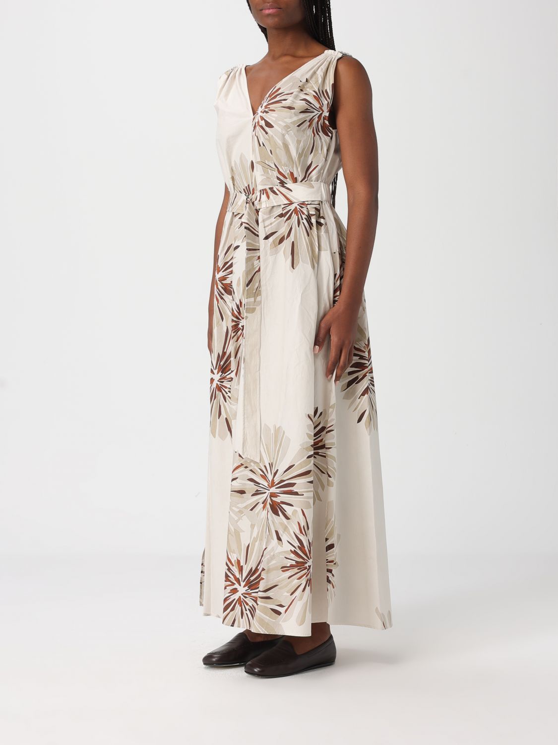 Brunello Cucinelli Brunello Cucinelli Dress Woman Beige Size M / US 6-8 / IT 42-44 - 3 Thumbnail