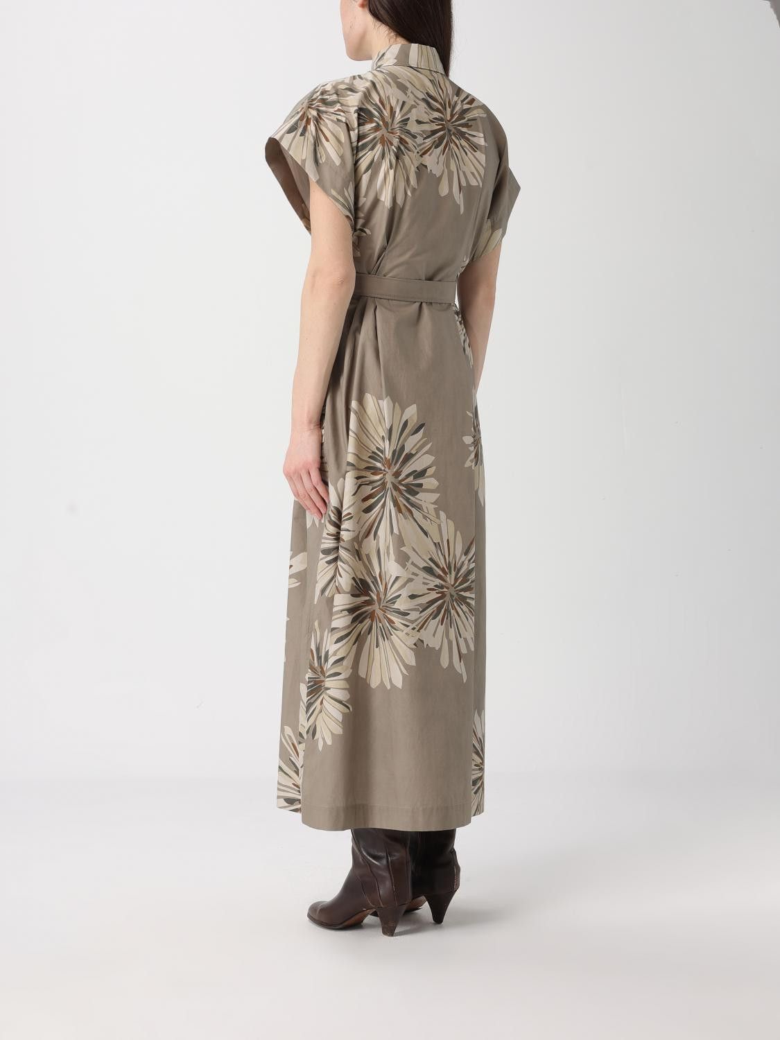Brunello Cucinelli Brunello Cucinelli Dress Woman Green Size M / US 6-8 / IT 42-44 - 2 Thumbnail