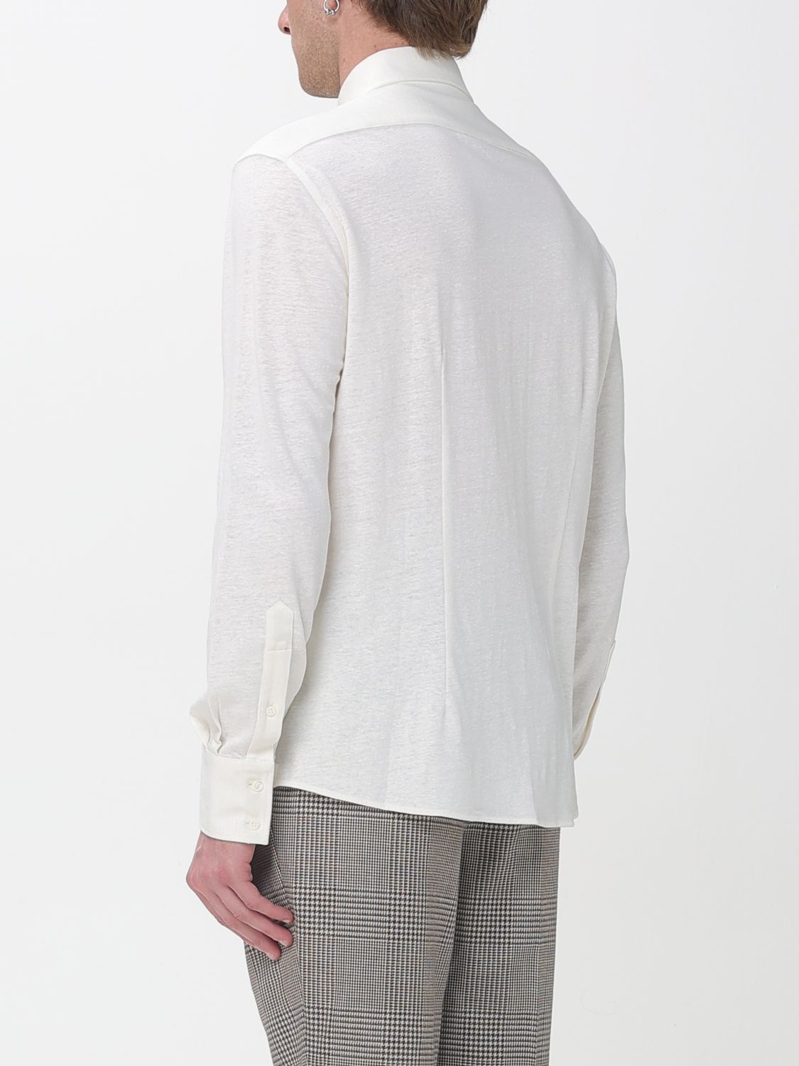 Brunello Cucinelli Brunello Cucinelli Shirt Men White Size US XL / EU 56 / 4 - 3 Thumbnail