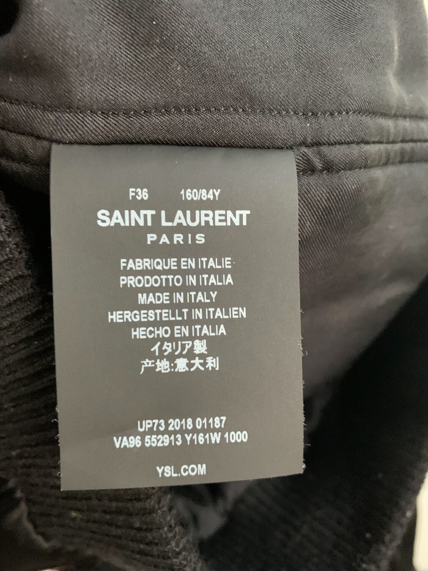 Saint Laurent Paris Saint Laurent Black Baseball Jacket Size XS / US 0-2 / IT 36-38 - 8 Thumbnail