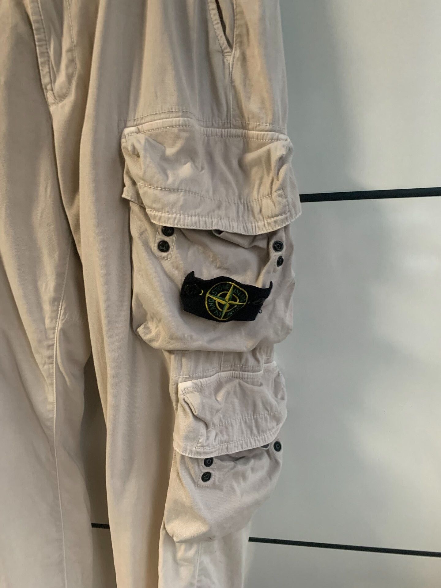 Stone Island Stone Island Beige Four-Pocket Cargo Pants Size US 32 / EU 48 - 2 Thumbnail