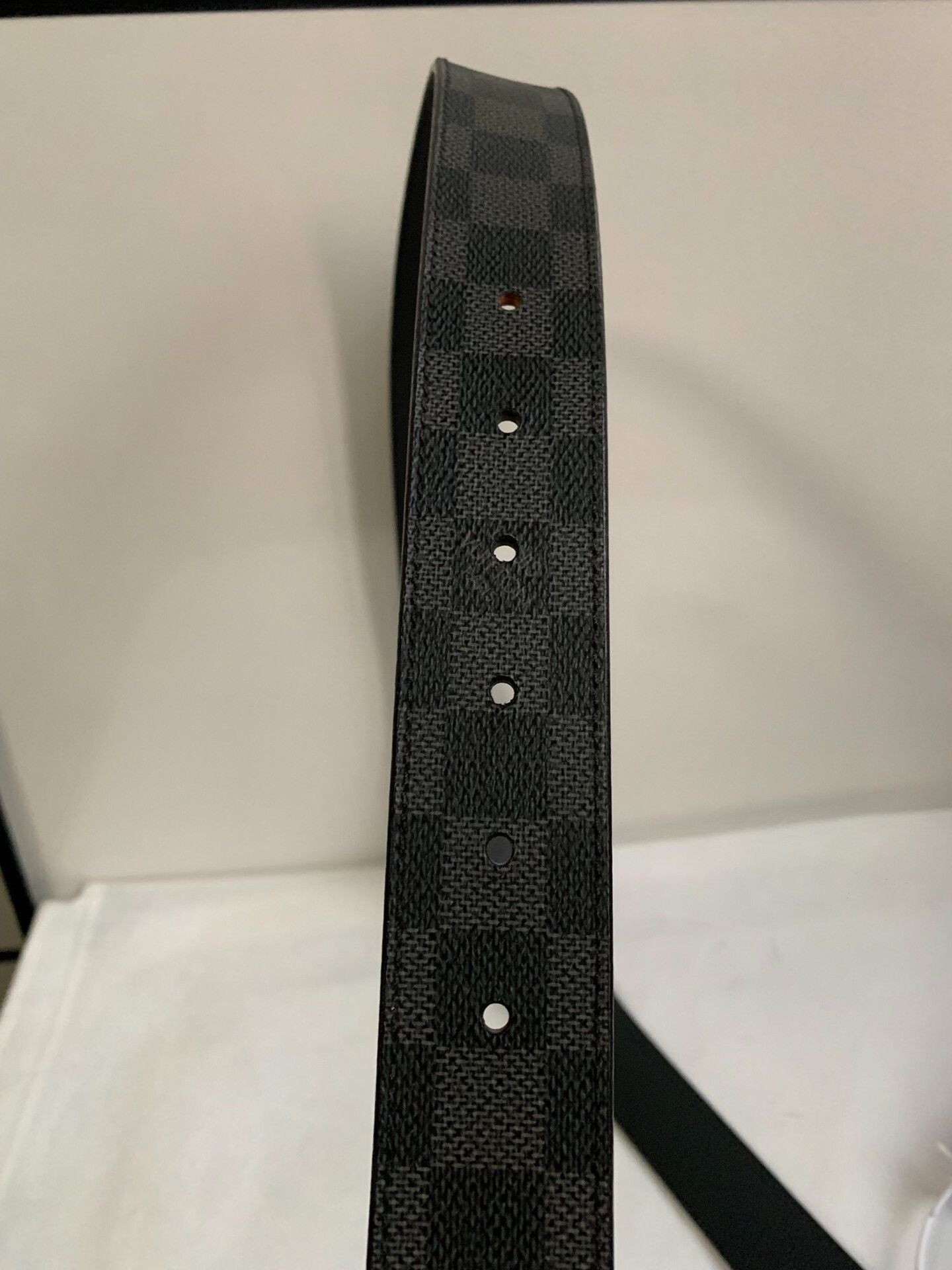 Louis Vuitton LV Checkerboard Men's Belt Size ONE SIZE - 4 Thumbnail