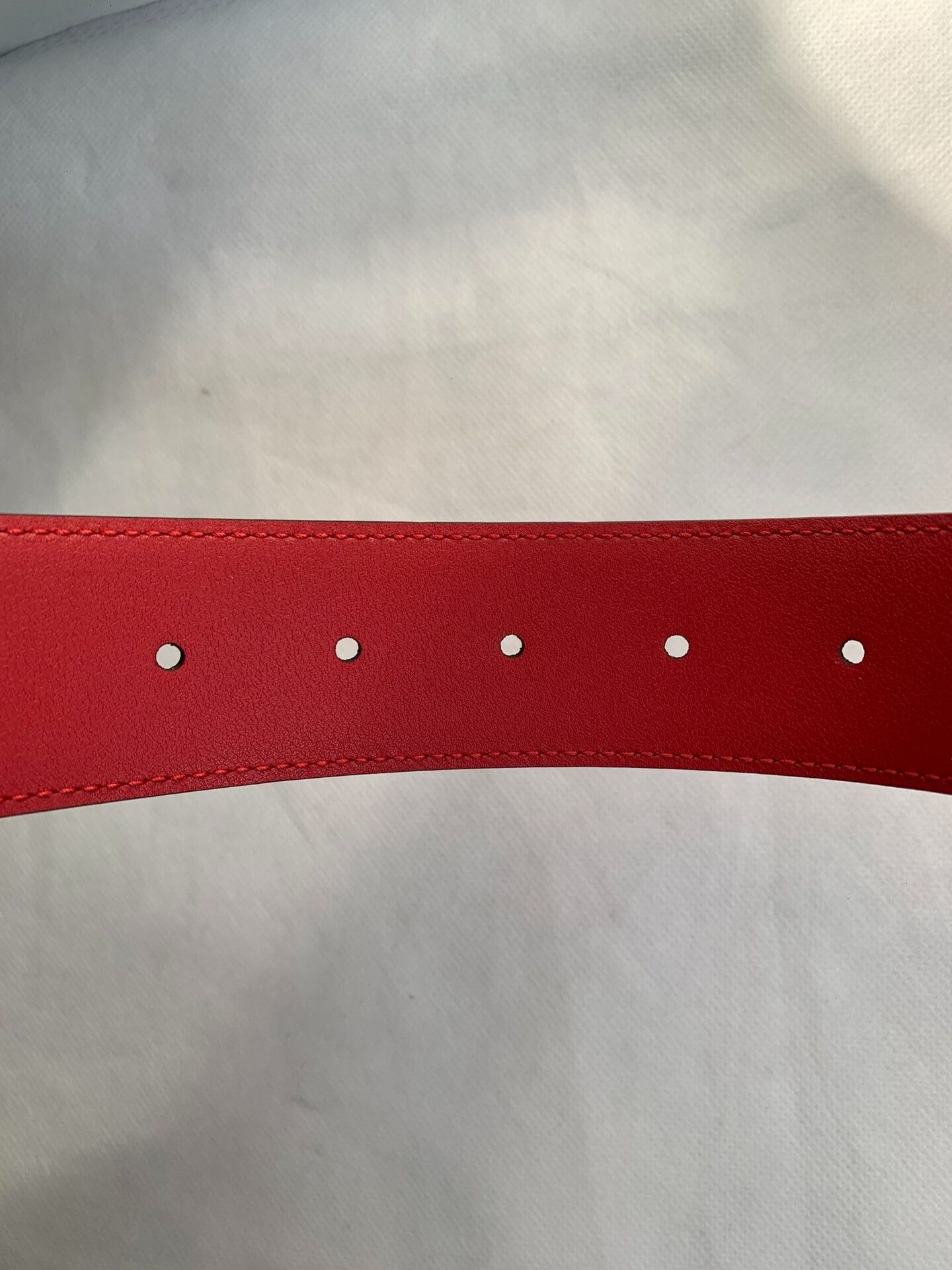 Gucci Gucci Red Belt Size ONE SIZE - 4 Thumbnail