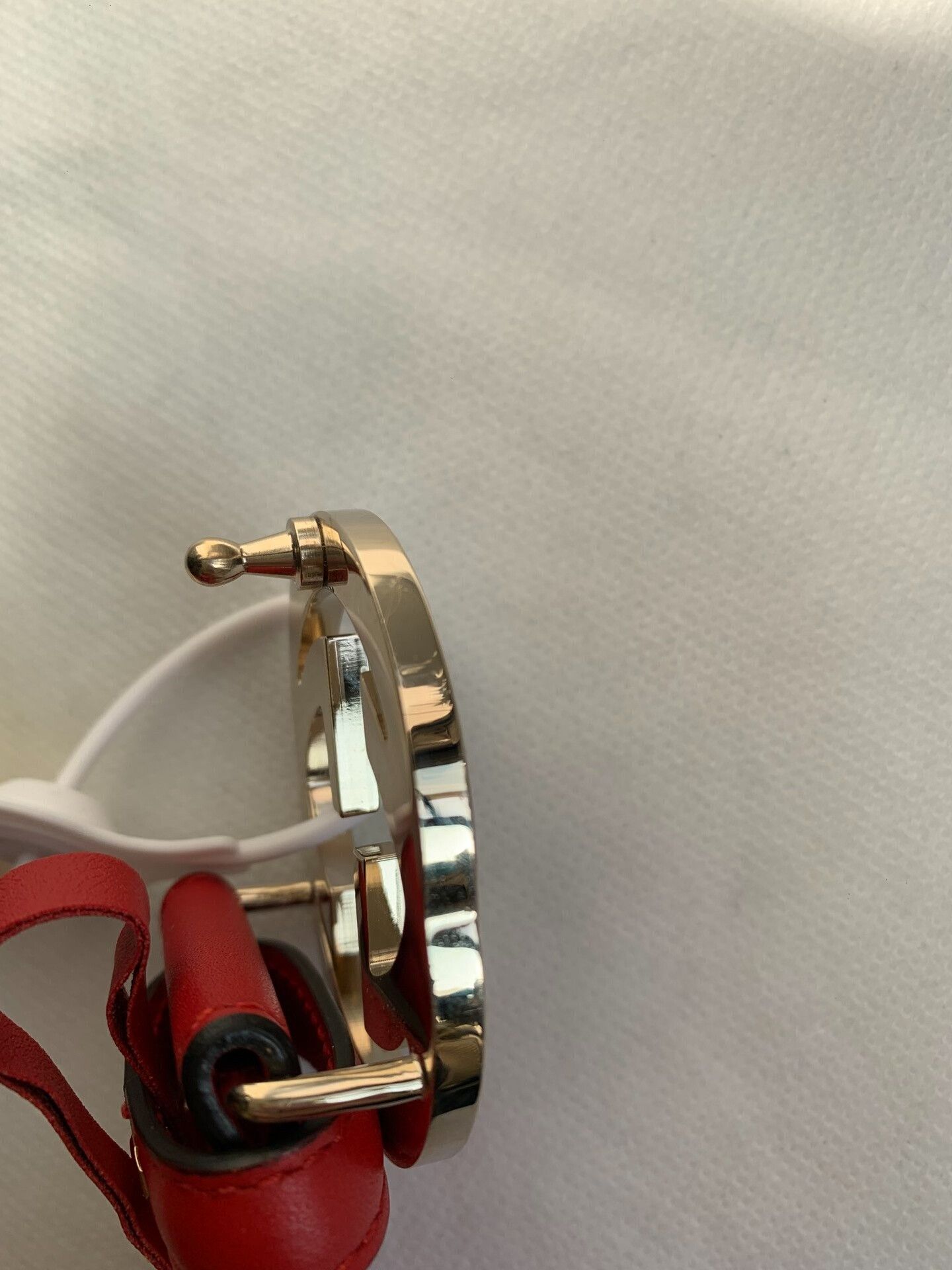 Gucci Gucci Red Belt Size ONE SIZE - 7 Thumbnail