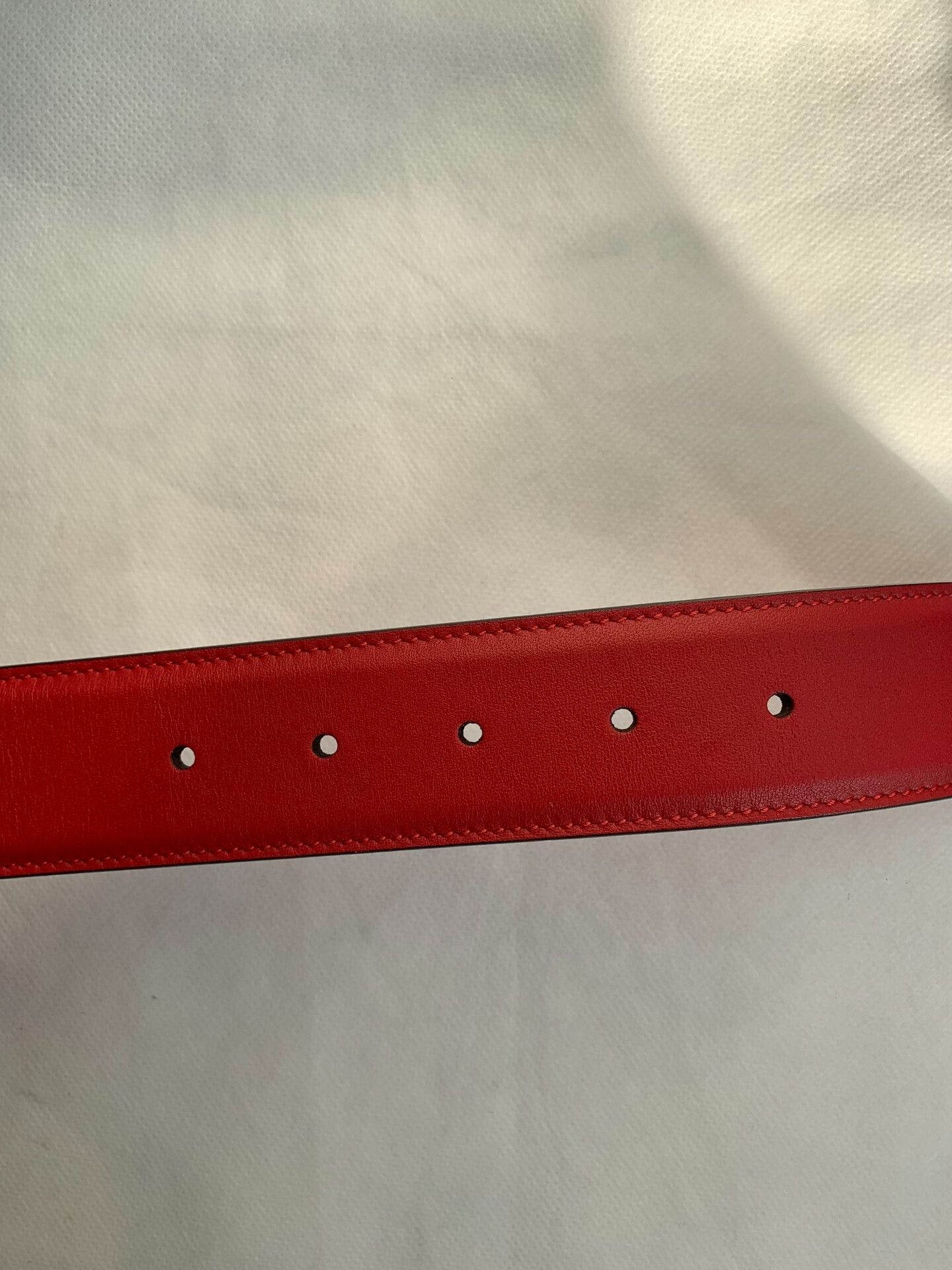 Gucci Gucci Red Belt Size ONE SIZE - 3 Thumbnail