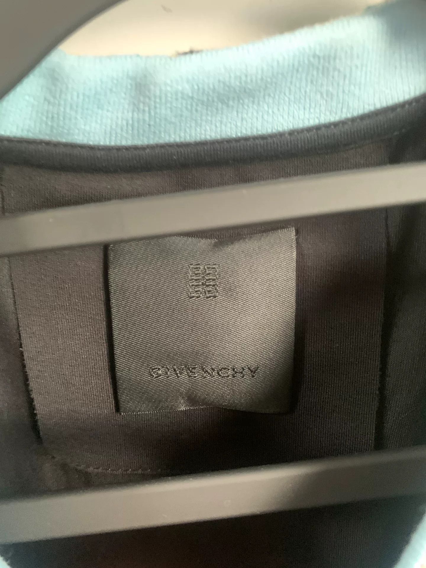 Givenchy Givenchy New Logo Embroidered Black T-Shirt Size US L / EU 52-54 / 3 - 6 Thumbnail