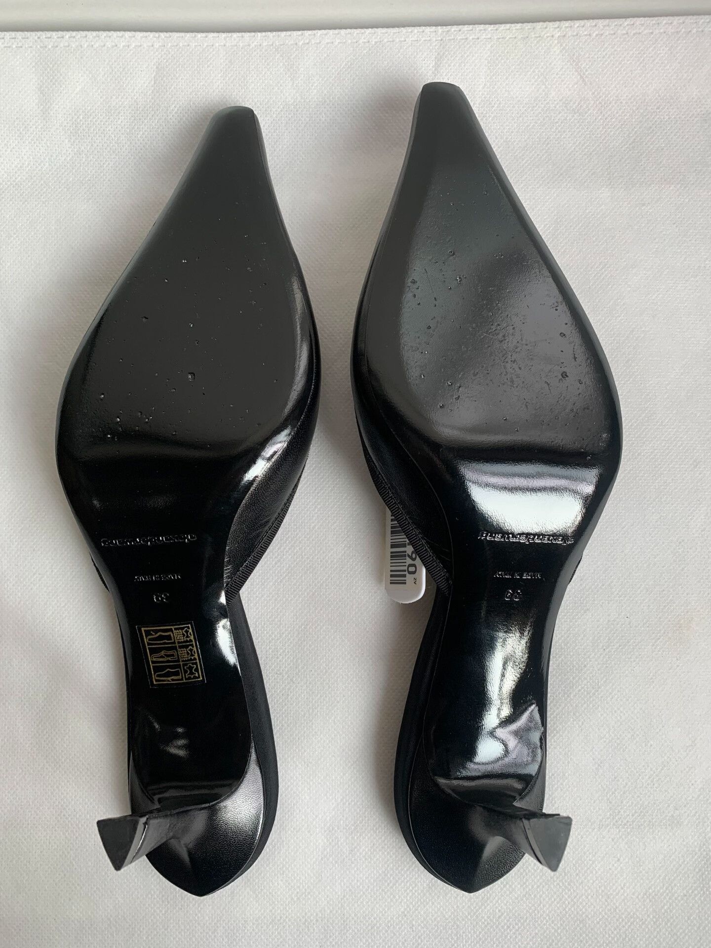 Alexander Wang Alexander Wang Pointed Cat Heel Mules Size US 8 / IT 38 - 8 Thumbnail